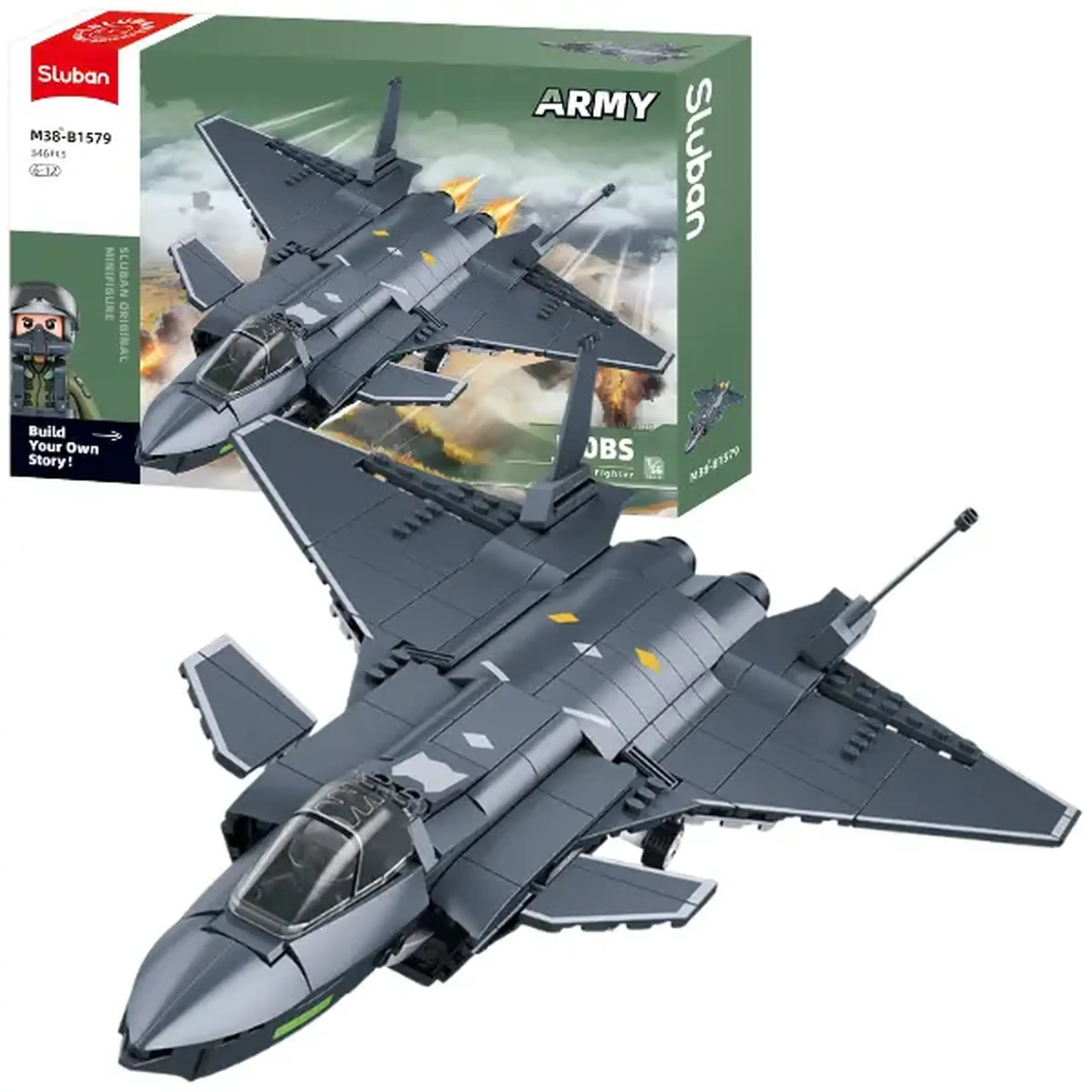 Constructor „Avion de luptă J20BS”, 346 elem.