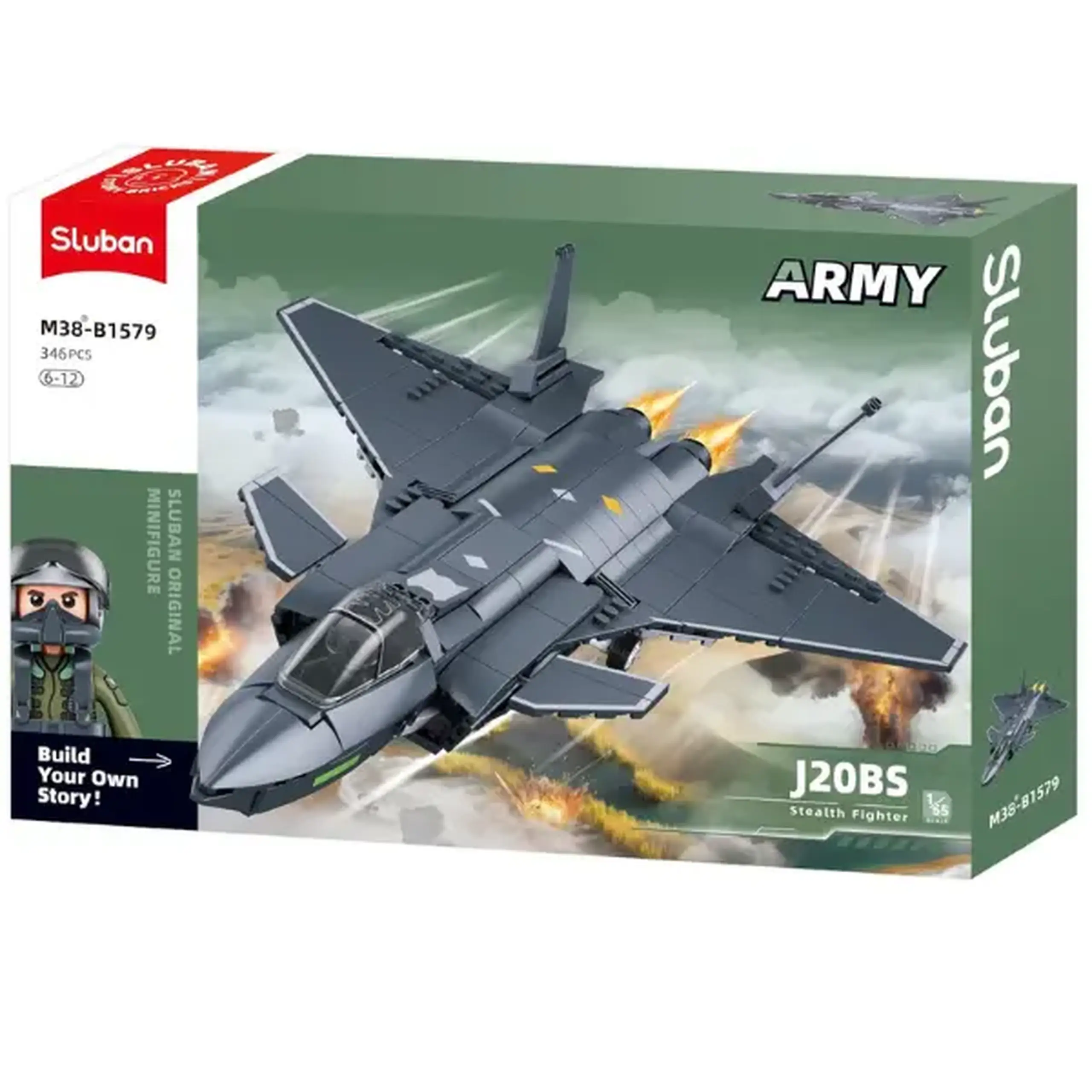 Constructor „Avion de luptă J20BS”, 346 elem.