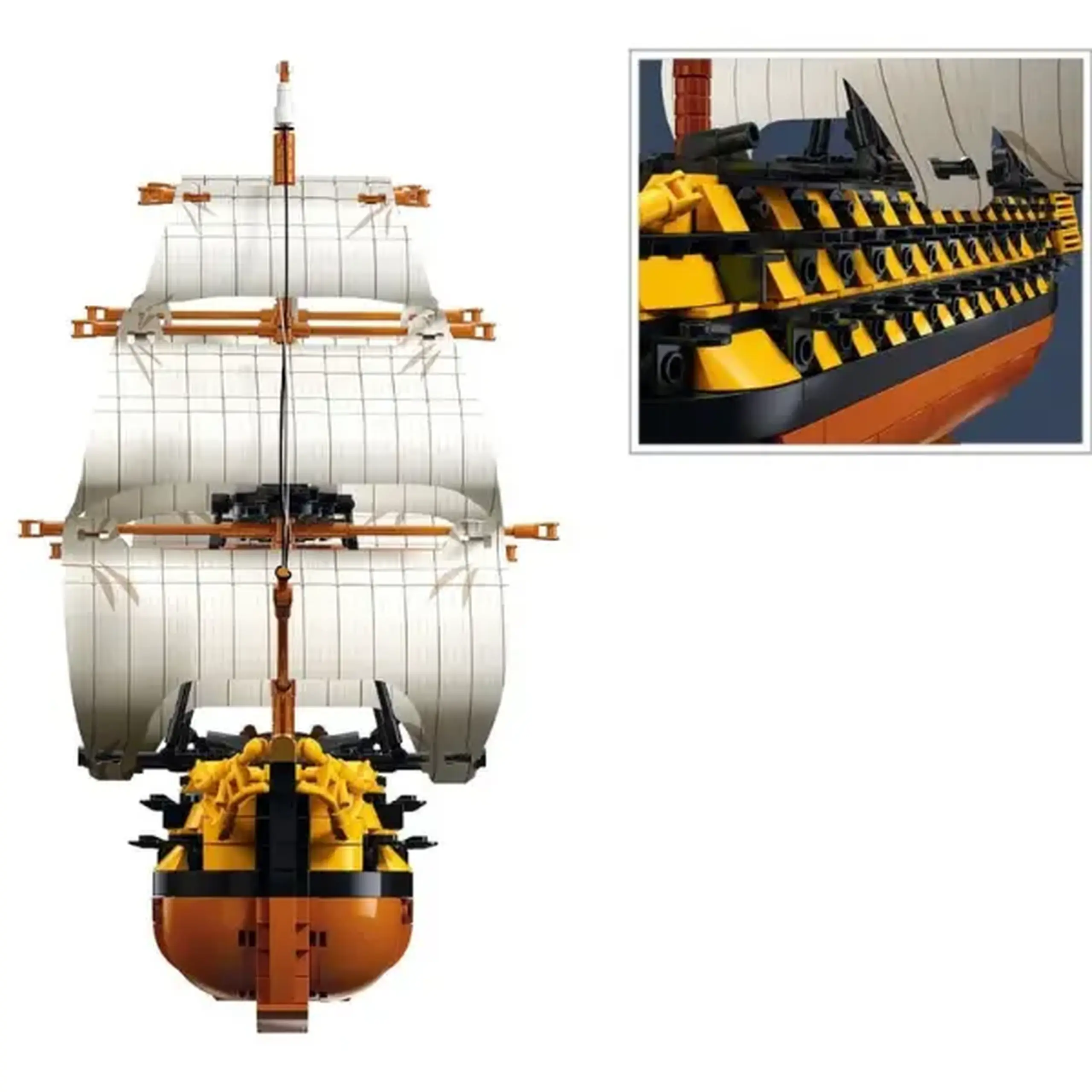 Constructor „Navă de luptă cu vele HMS Victory”, scara 1:2700, 1075 elem.