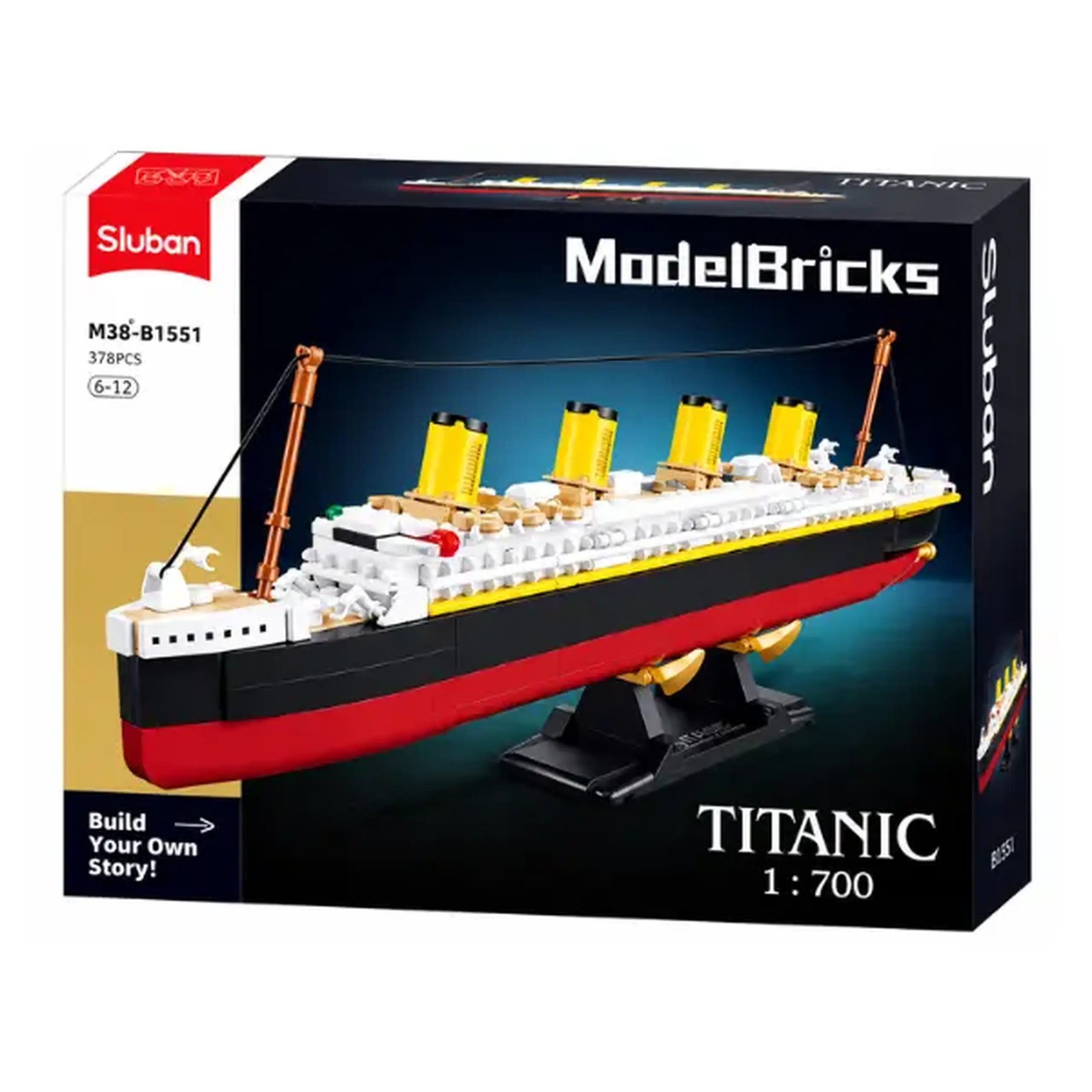 Constructor „Titanic”, scara 1:700, 378 elem.