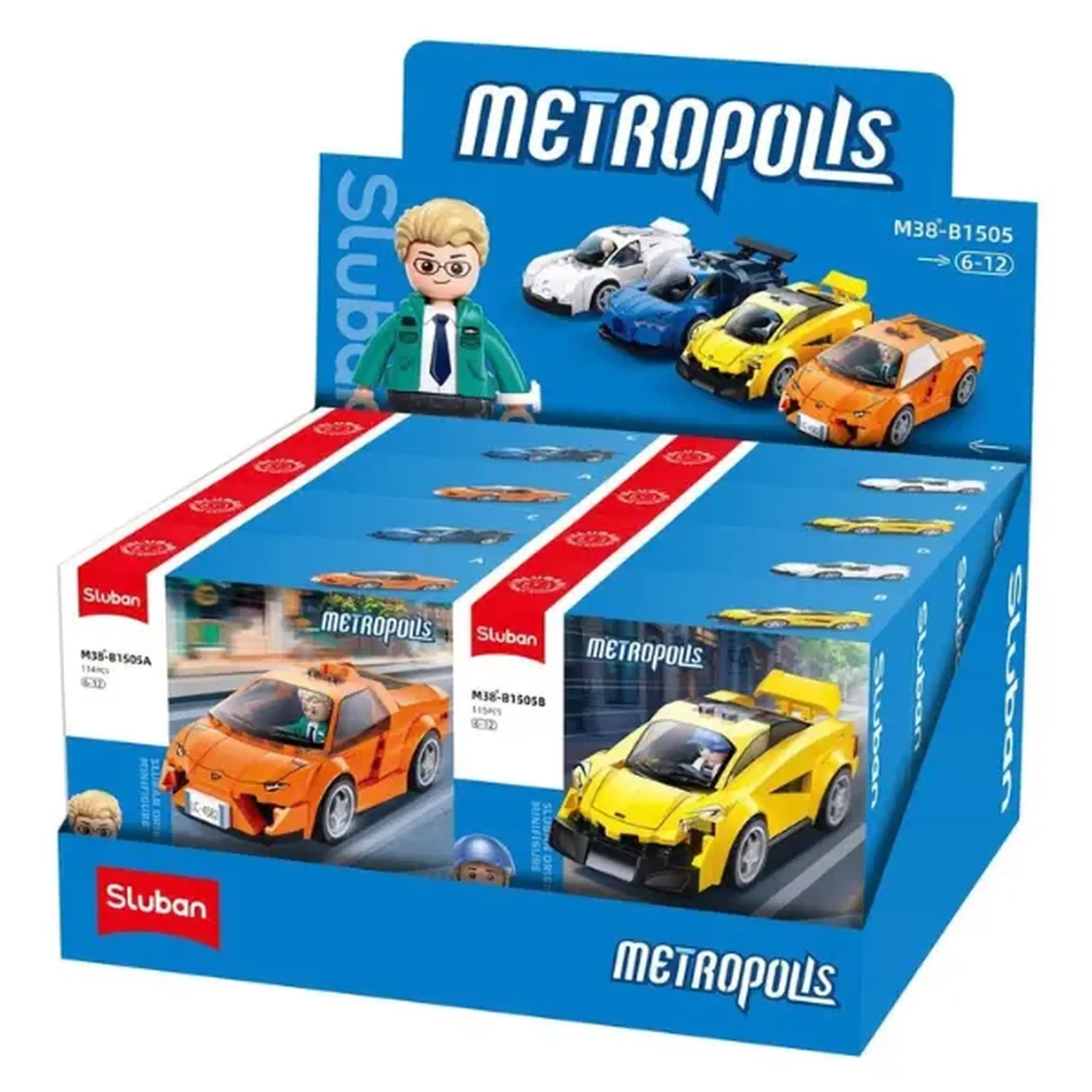 Set de construcție ”Mașină sport", 4 modele, de la 112 pînă la 120 elem.