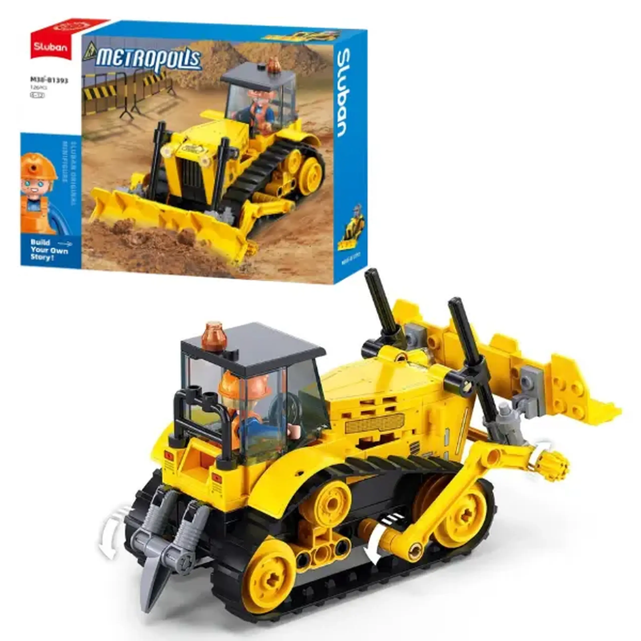 Constructor „Buldozer de mare putere”, 126 elem.