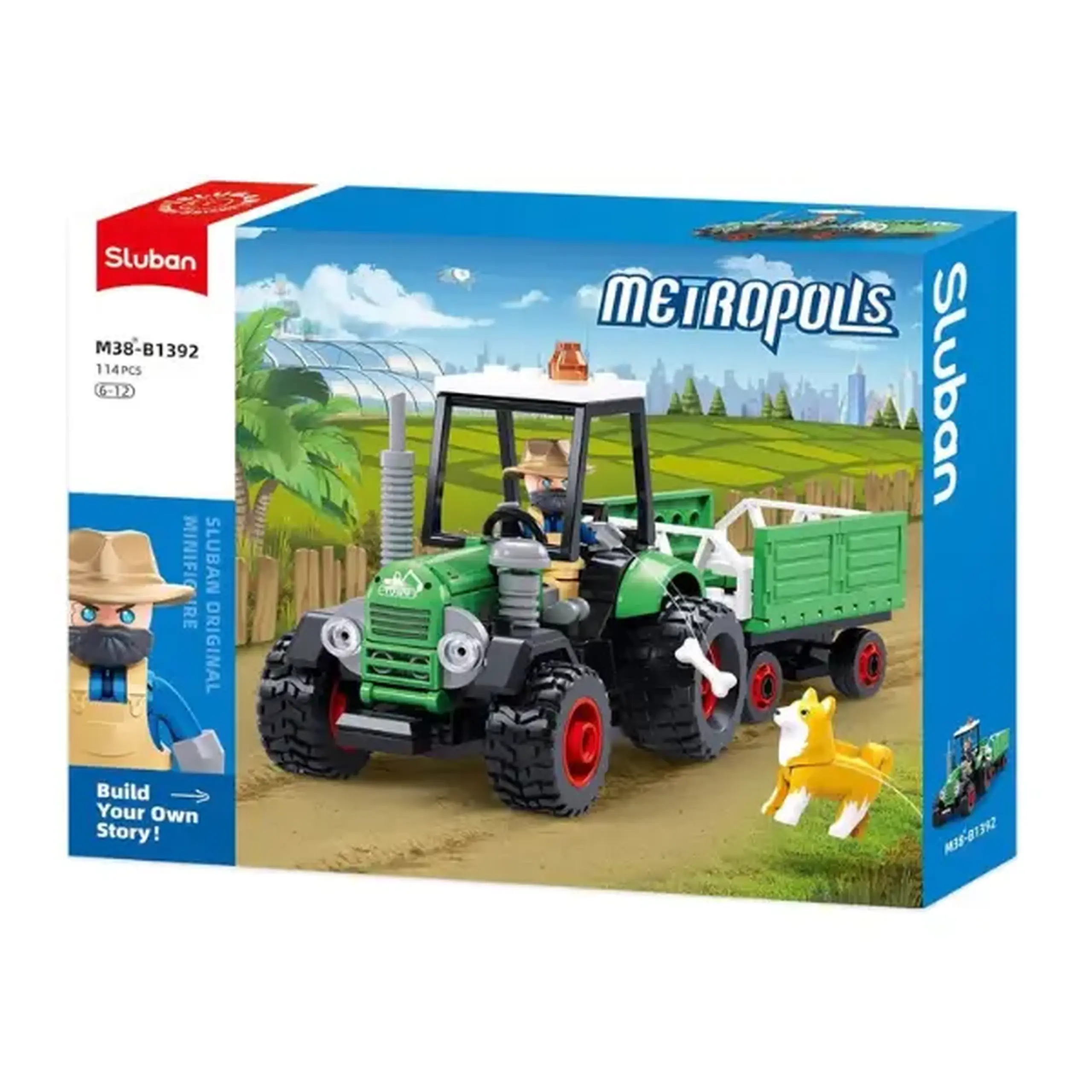 Constructor „Tractor agricol”, 115 elem.