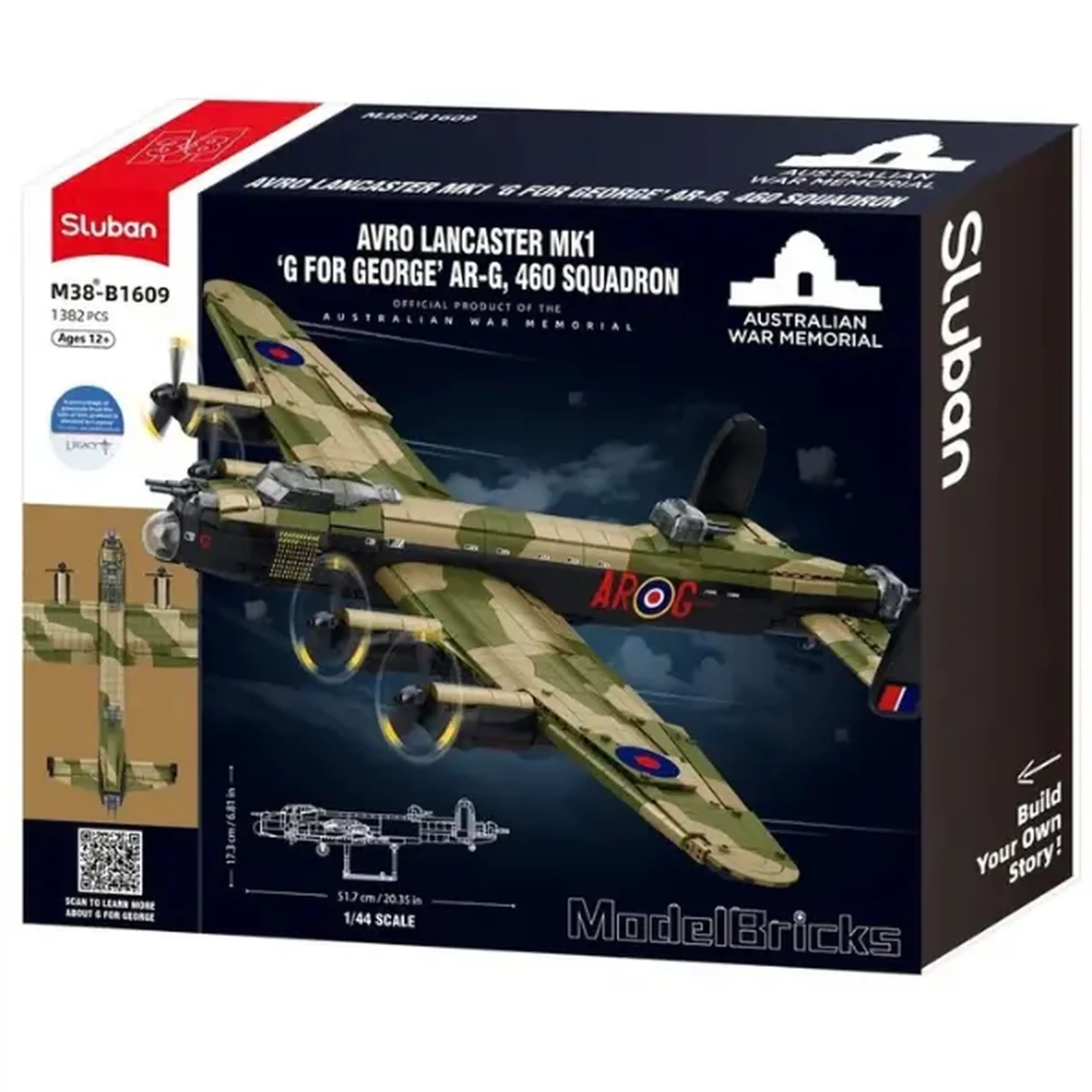 Constructor „Bombardier Avro Lancaster”, 1382 elem.