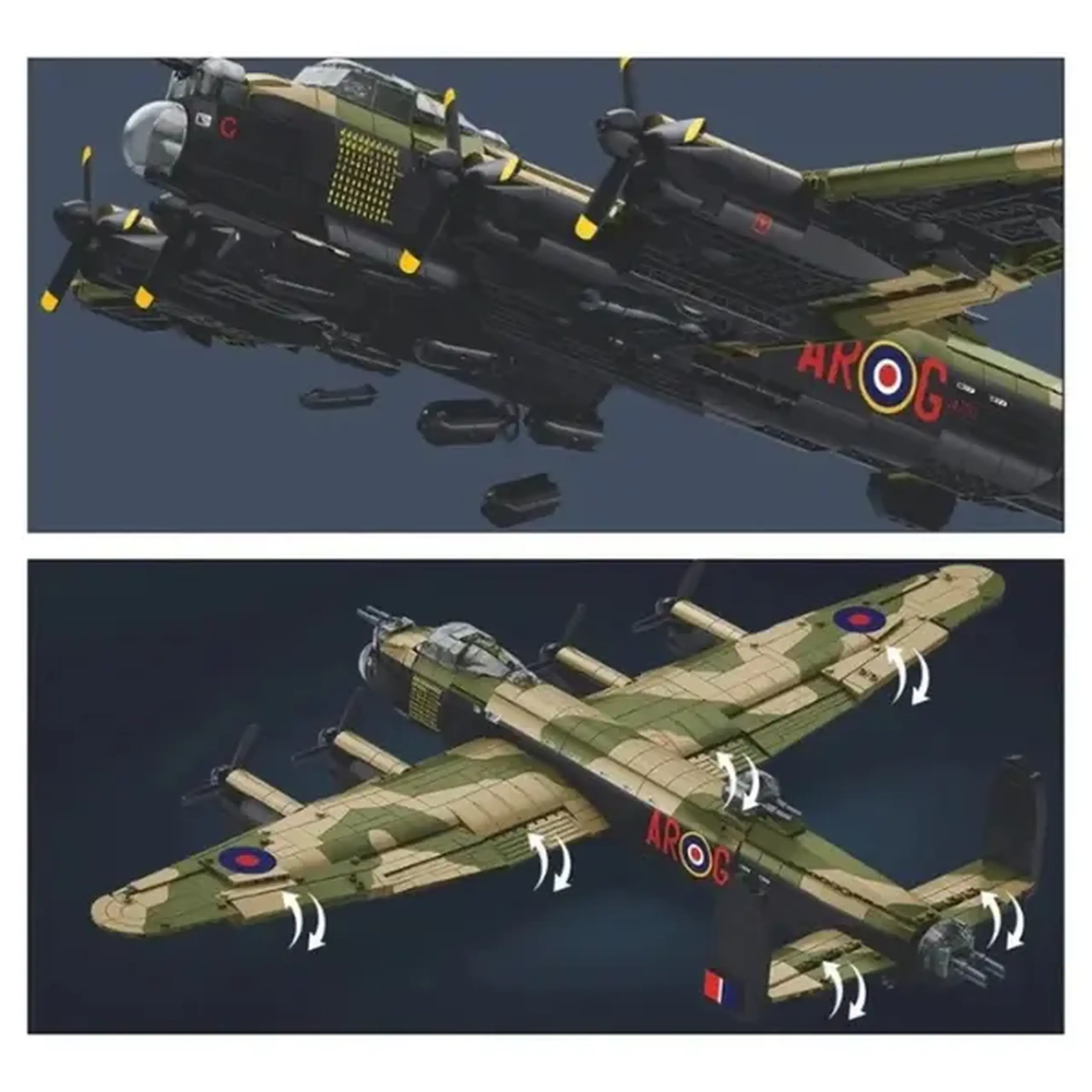 Constructor „Bombardier Avro Lancaster”, 1382 elem.