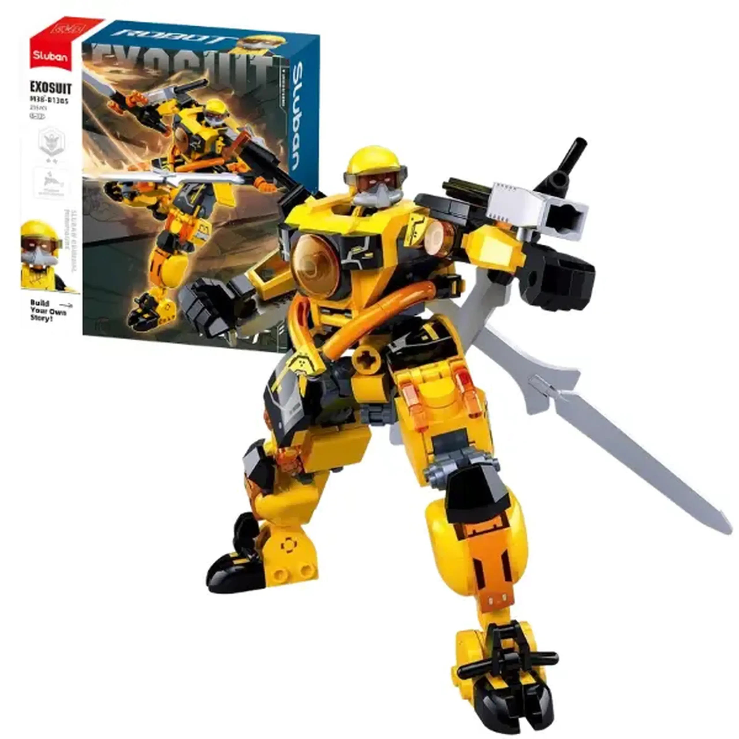 Constructor „Supererou: Exoschelet de luptă”, 215 elem.