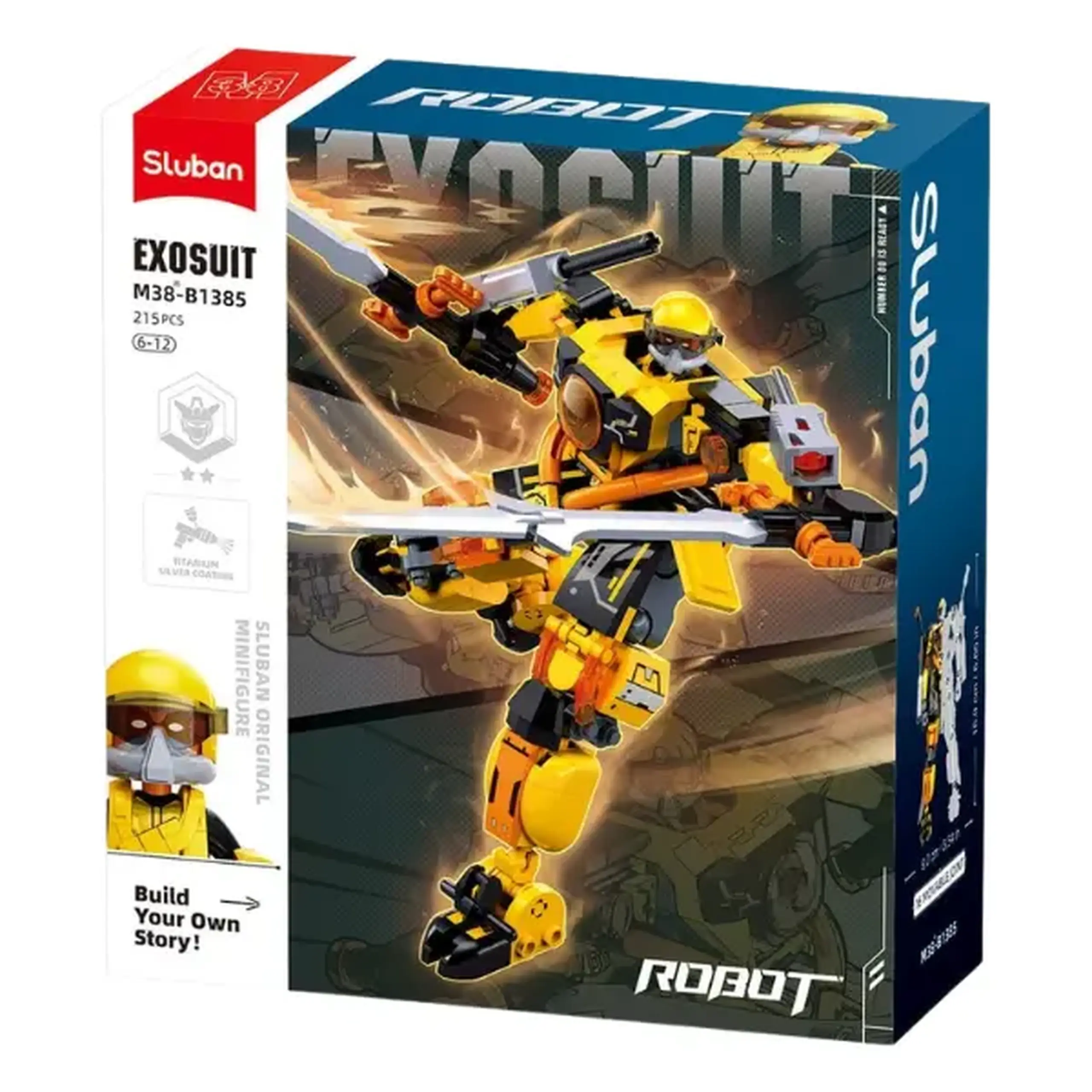 Constructor „Supererou: Exoschelet de luptă”, 215 elem.