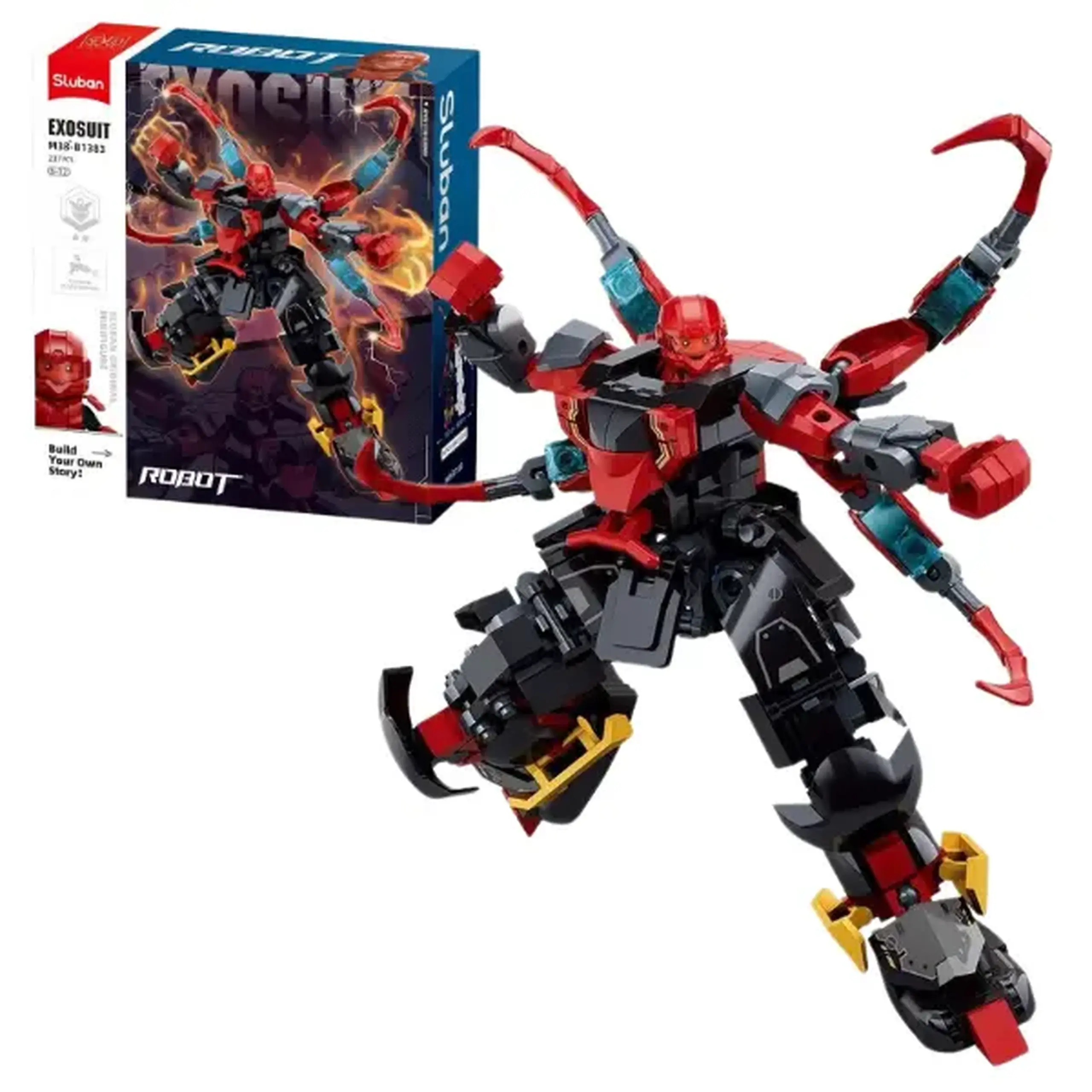 Constructor „Supererou: Exoschelet de luptă”, 237 elem.