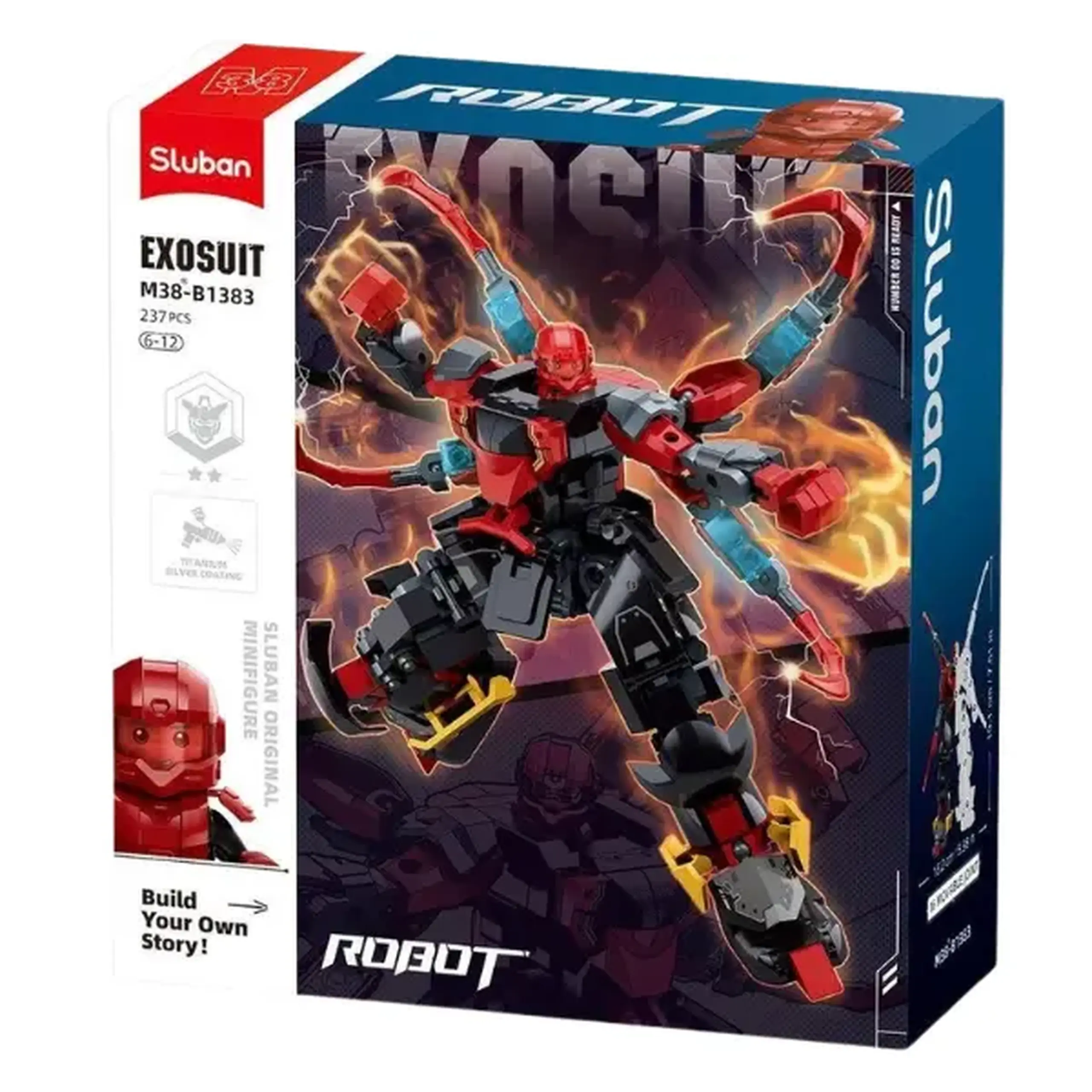 Constructor „Supererou: Exoschelet de luptă”, 237 elem.