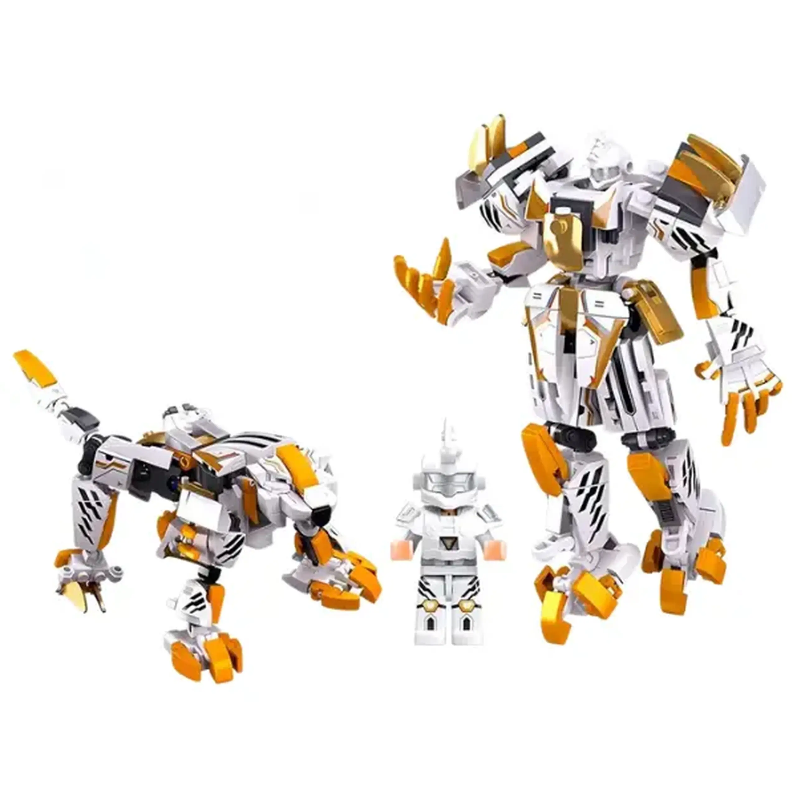 Set de construcție "Robot - Tigru 2 în 1", 254 elem.