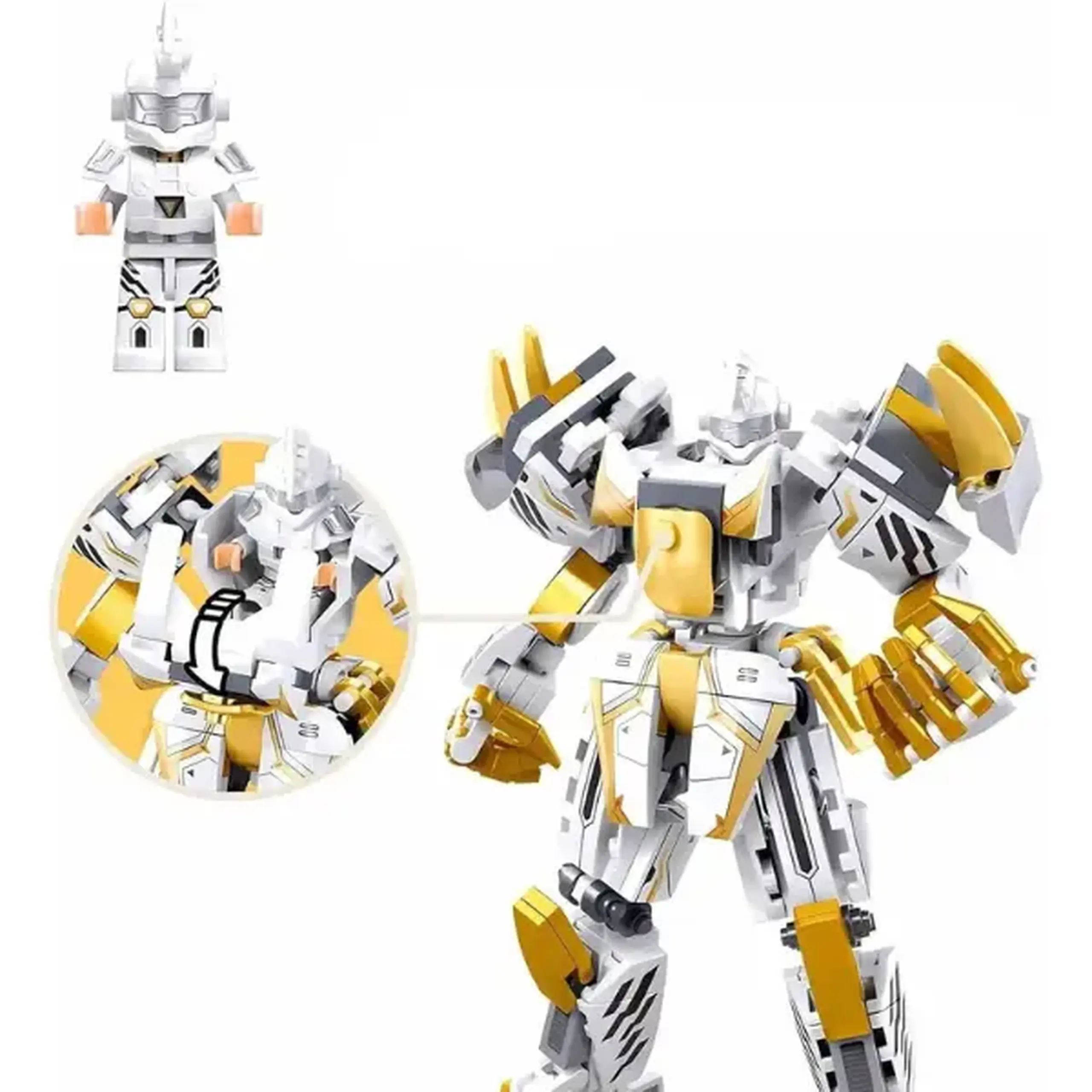 Set de construcție "Robot - Tigru 2 în 1", 254 elem.