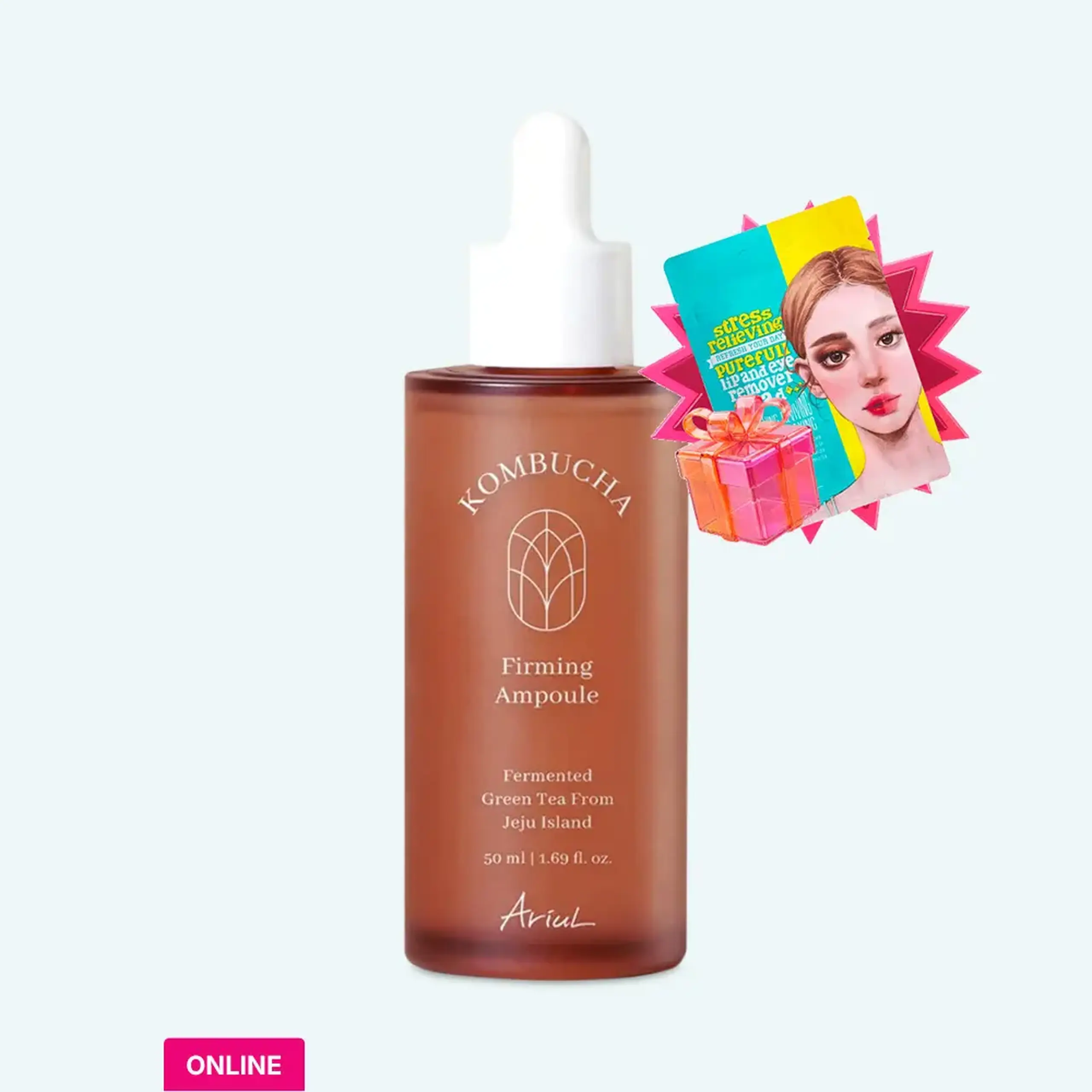 Ampulă pentru fermitate și elasticitate Ariul Kombucha Firming Ampoule 50ml