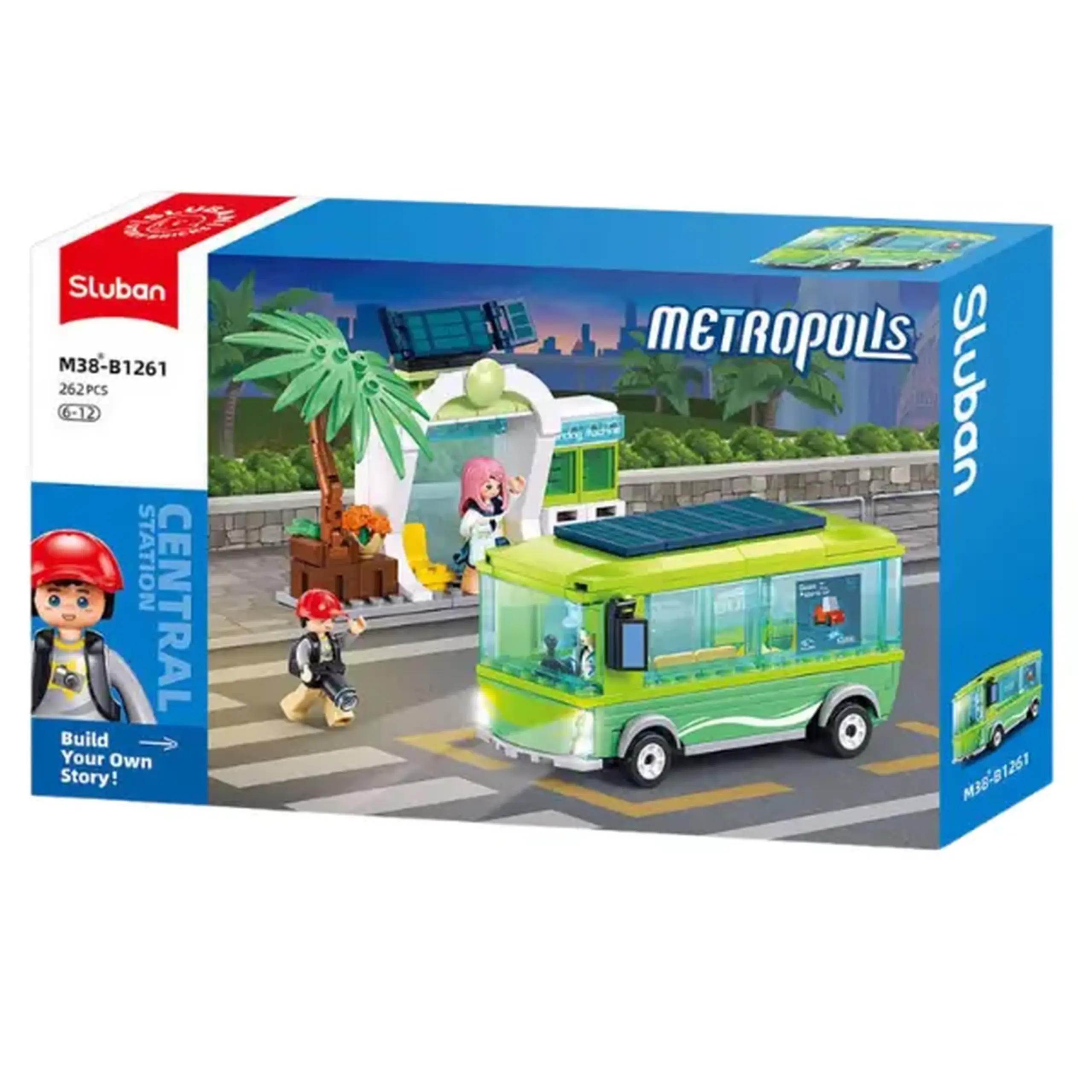 Set de construcție "Noul autobuz electric", 239 elem.