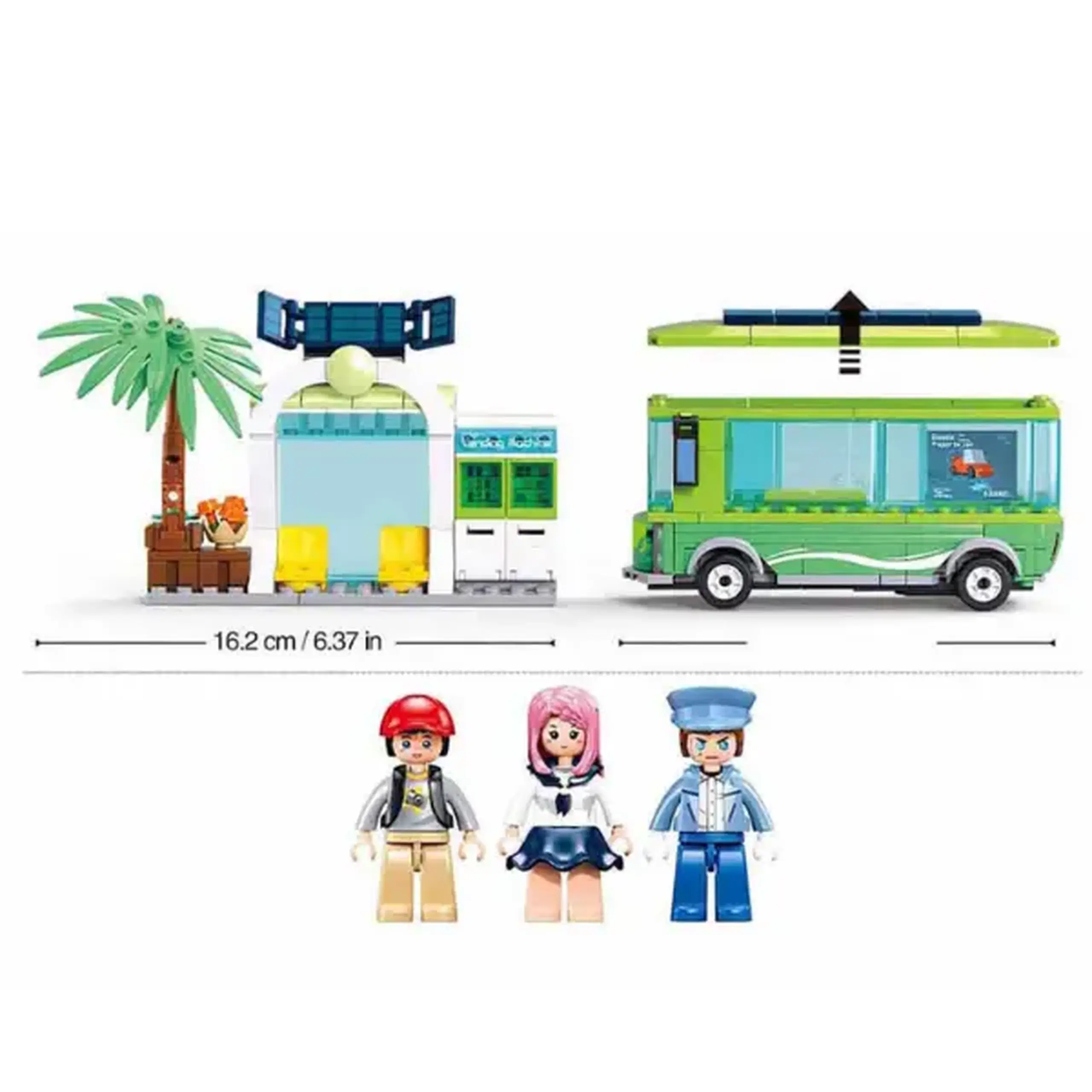 Set de construcție "Noul autobuz electric", 239 elem.