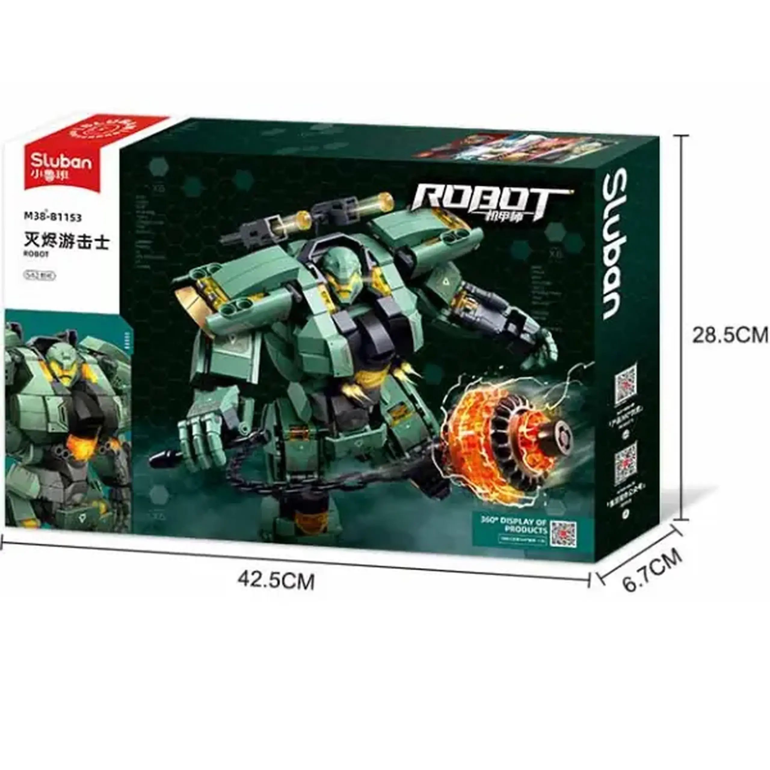 Set de construcție „Robot - Alfa", 542 elem.
