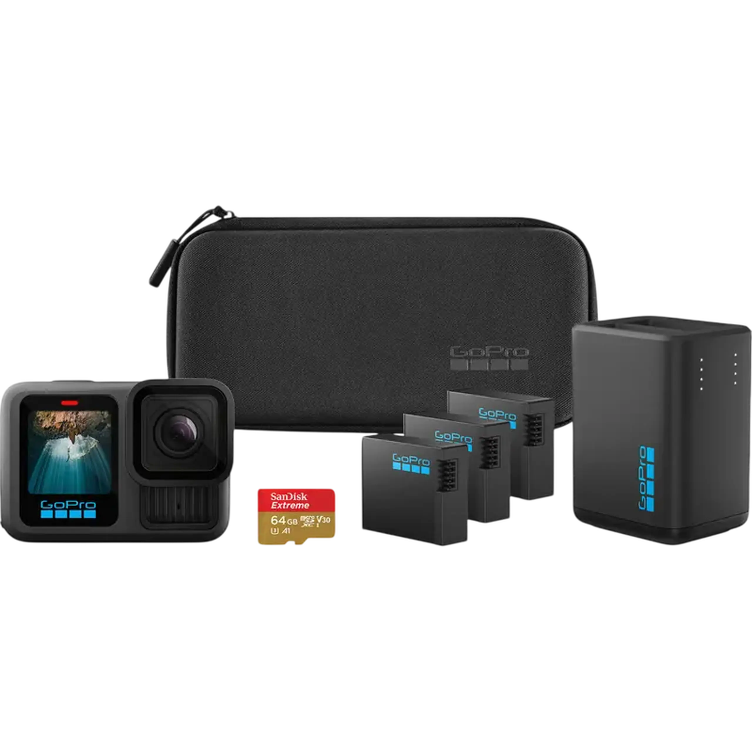 GoPro HERO 13 Extended Power Bundle, Black