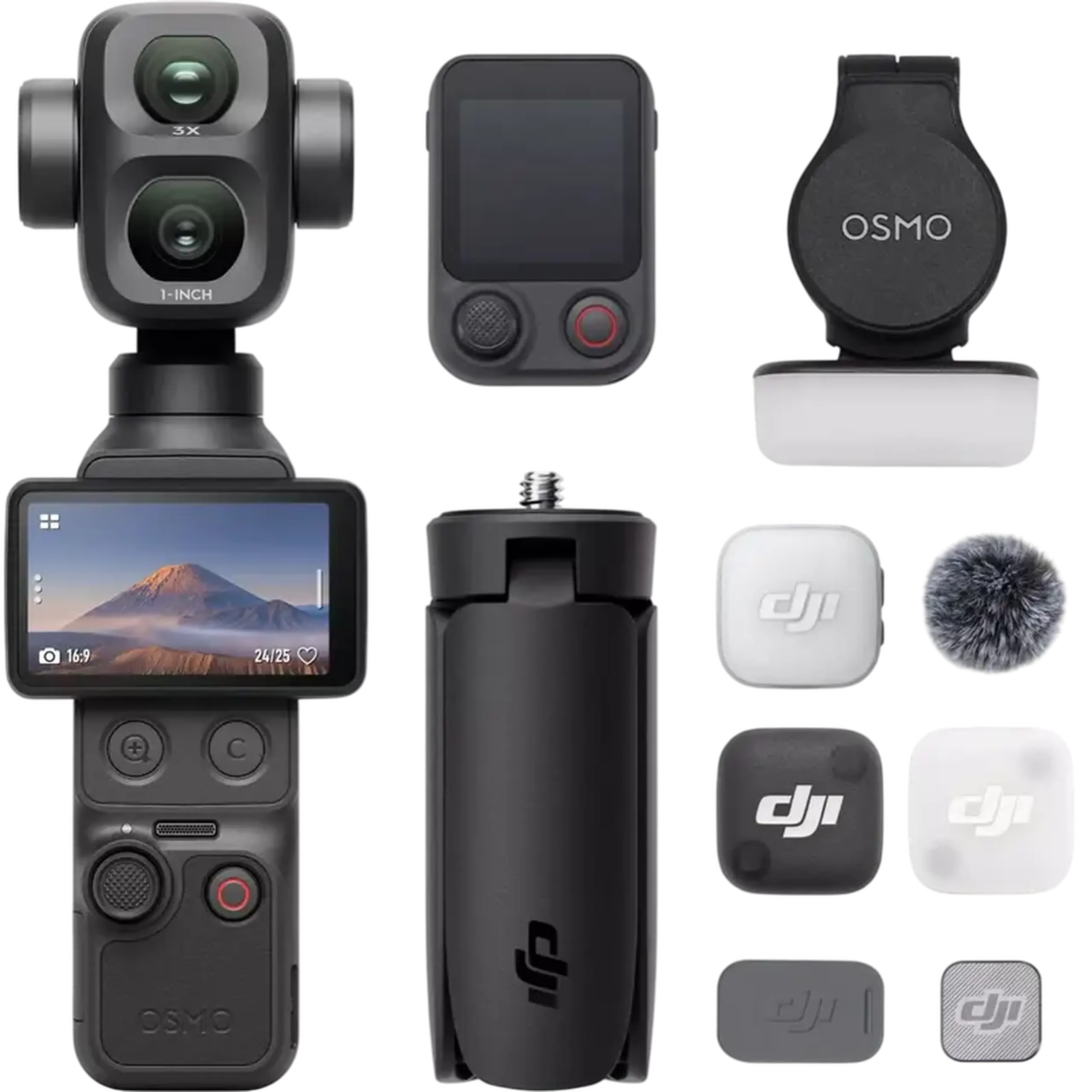 Cameră Video Sport DJI Osmo Pocket 4P Vlog Combo, Negru