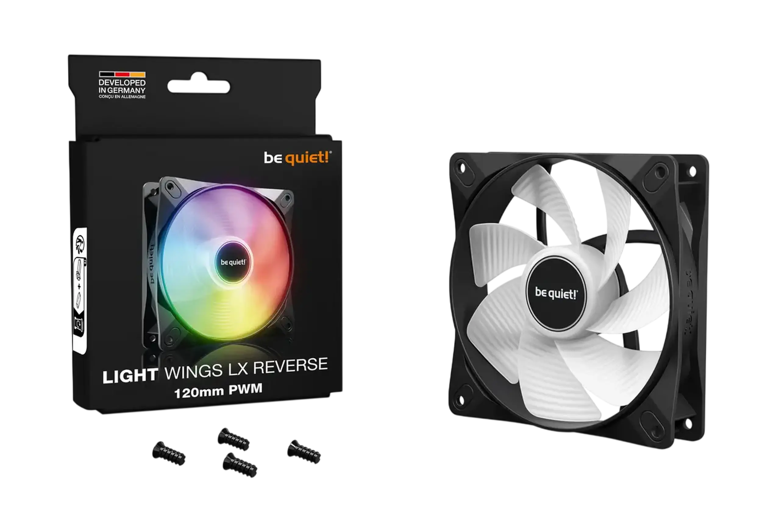Ventilator PC be quiet! LIGHT WINGS LX PWM Reverse, 120 mm