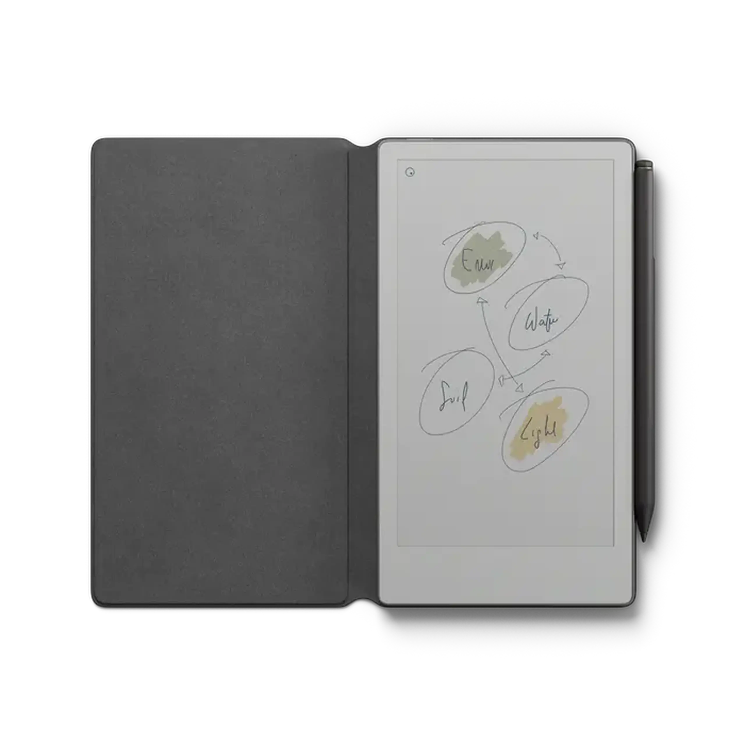 reMarkable Paper Pro Move 7.3" Bundle 2/64GB with Marker Plus Book Folio Cover, Leather Brown