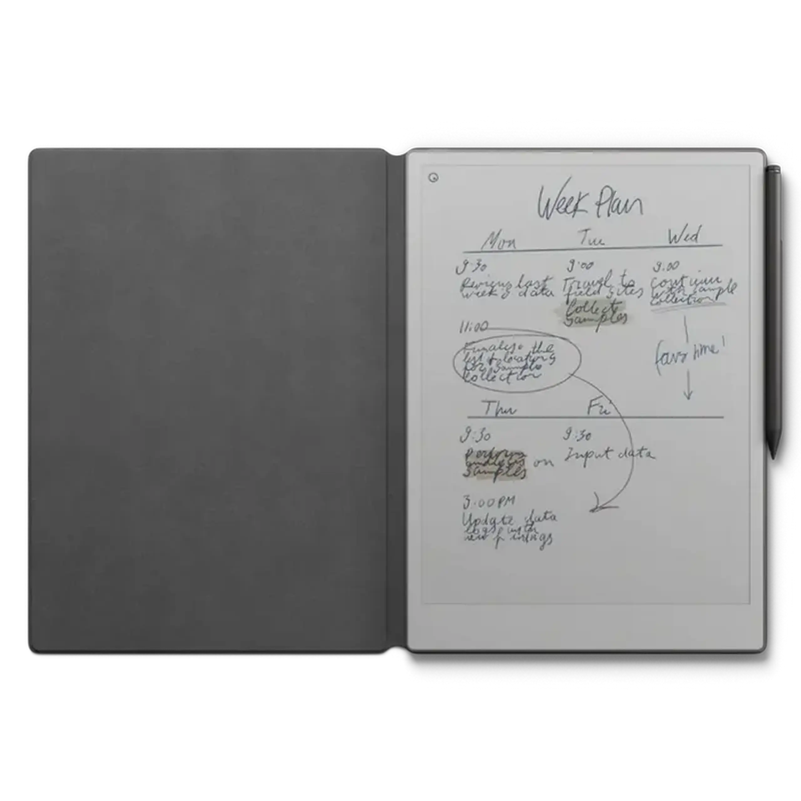 reMarkable Paper Pro 11.8" Bundle 2/64GB with Marker Plus Book Folio Mosaic, Weave Cobalt
