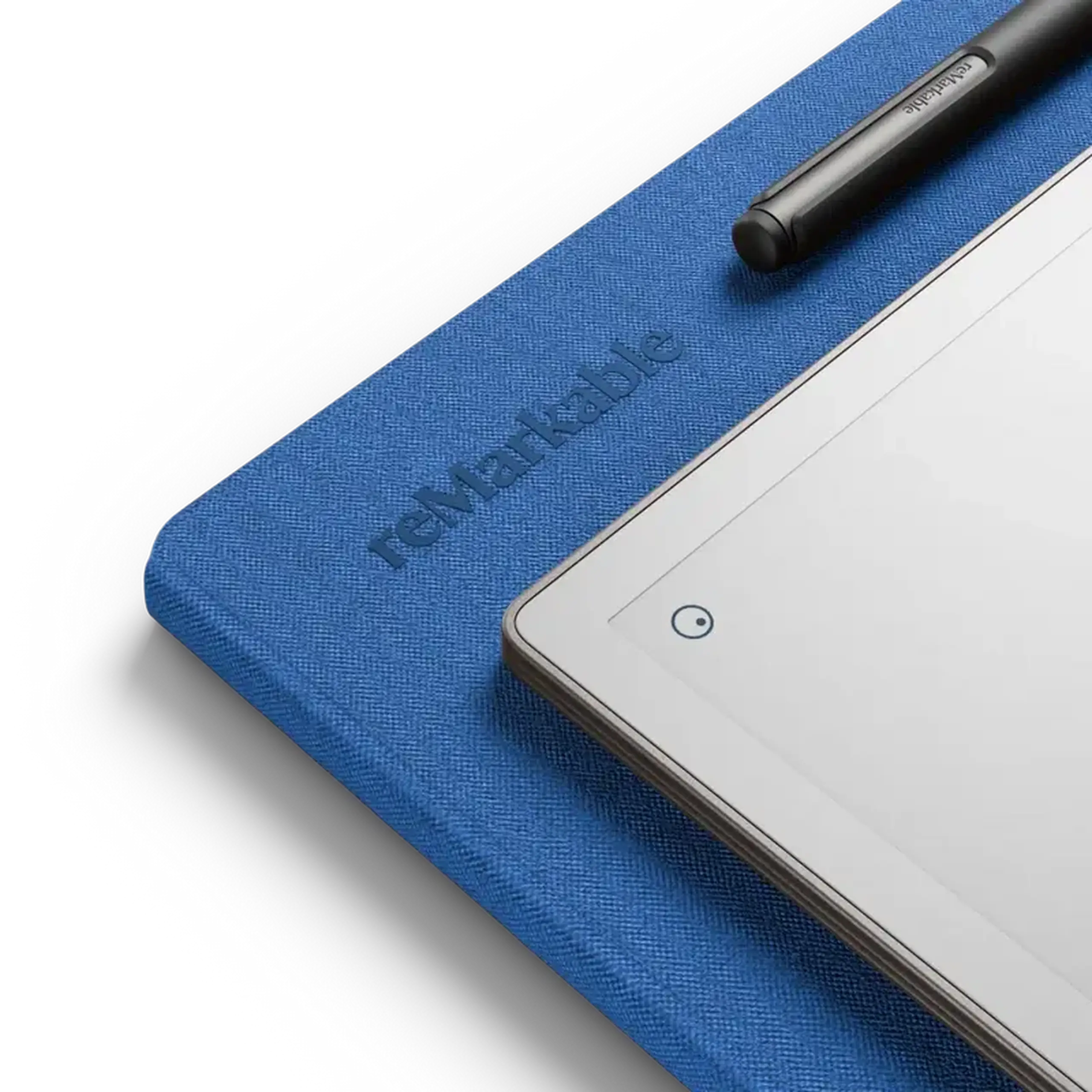 reMarkable Paper Pro 11.8" Bundle 2/64GB with Marker Plus Book Folio Mosaic, Weave Cobalt