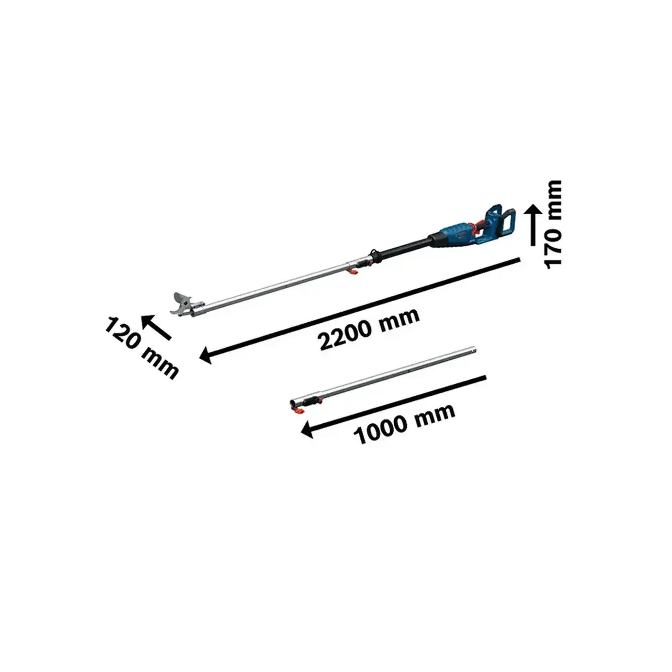 Foarfece de grădină pe acumulator (fără acumulator) GGP18V-45EP 45 mm 18 V Bosch