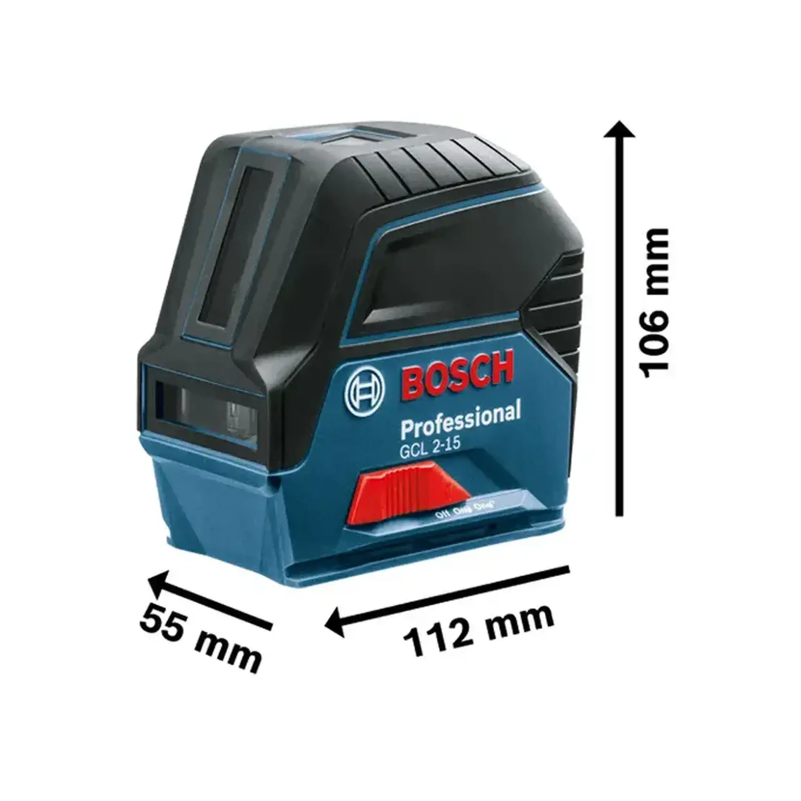 Nivelă cu laser GCL 2-50 Roșu 15/50 m 4.5 V IP54 Bosch