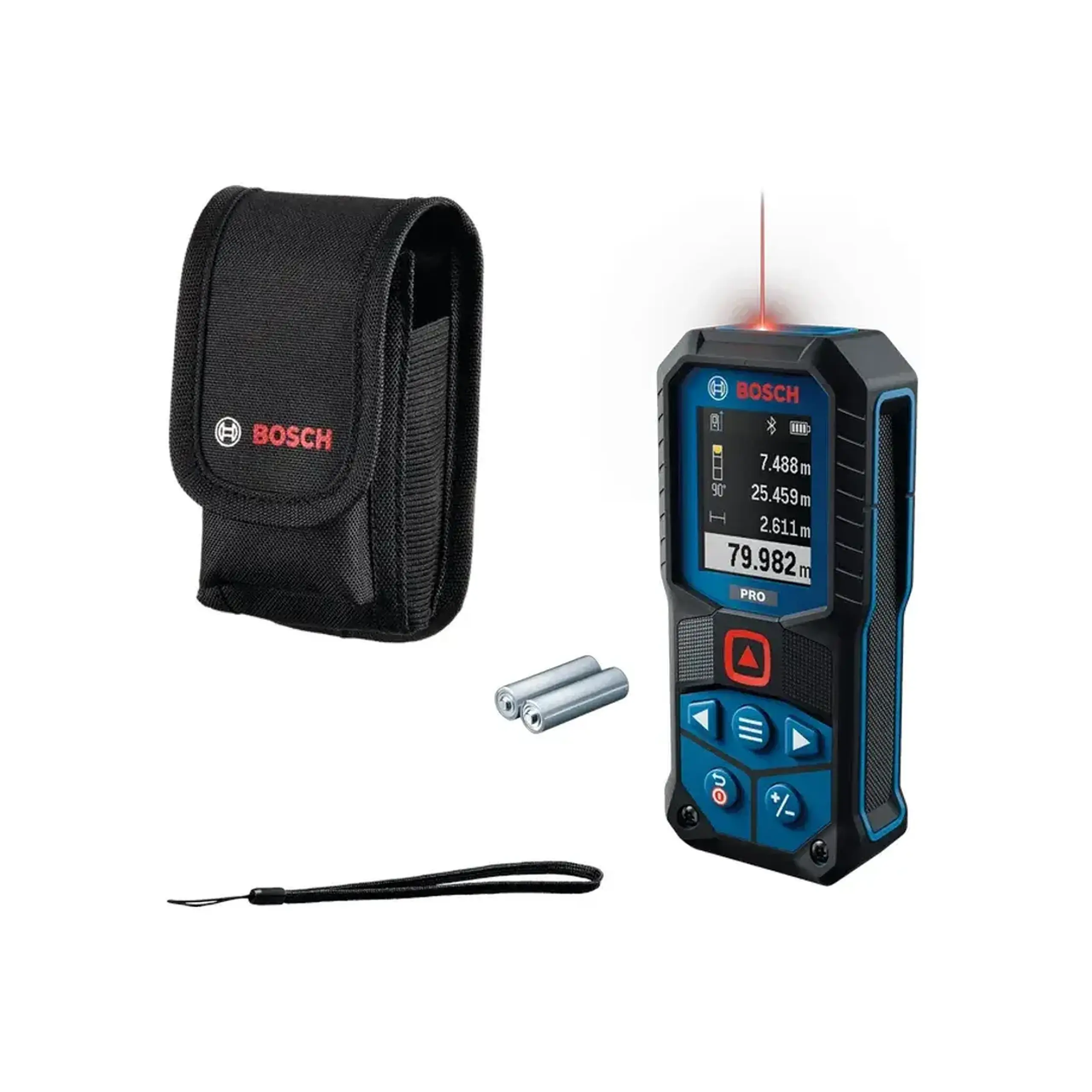 Telemetru cu laser GLM80-35C IP65 Roșu 0.05 - 80 m Bosch