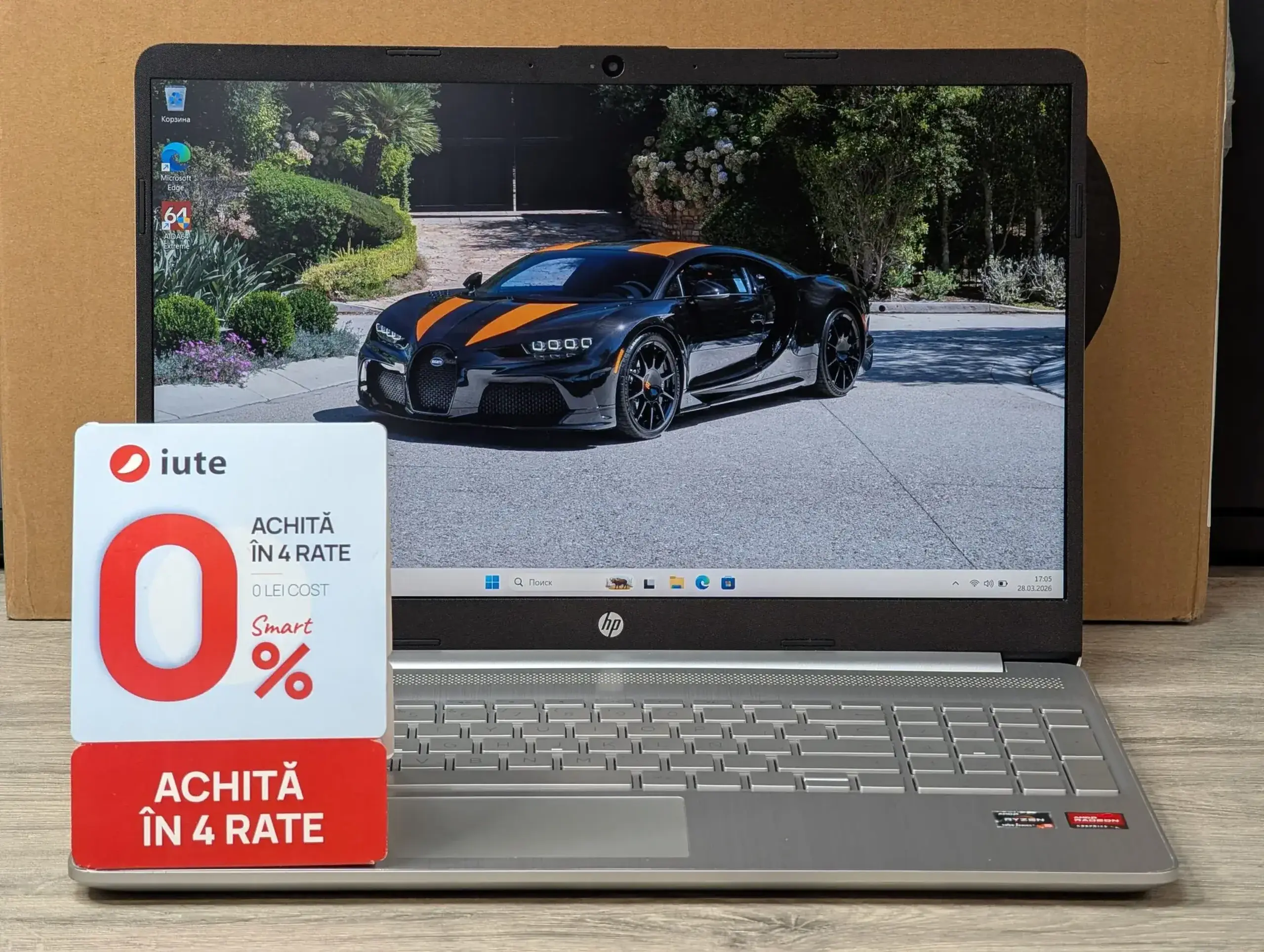 HP Laptop 15s | Ryzen 5 5500U | 16GB RAM | SSD 256GB | 15.6″ Full HD IPS | Grade A