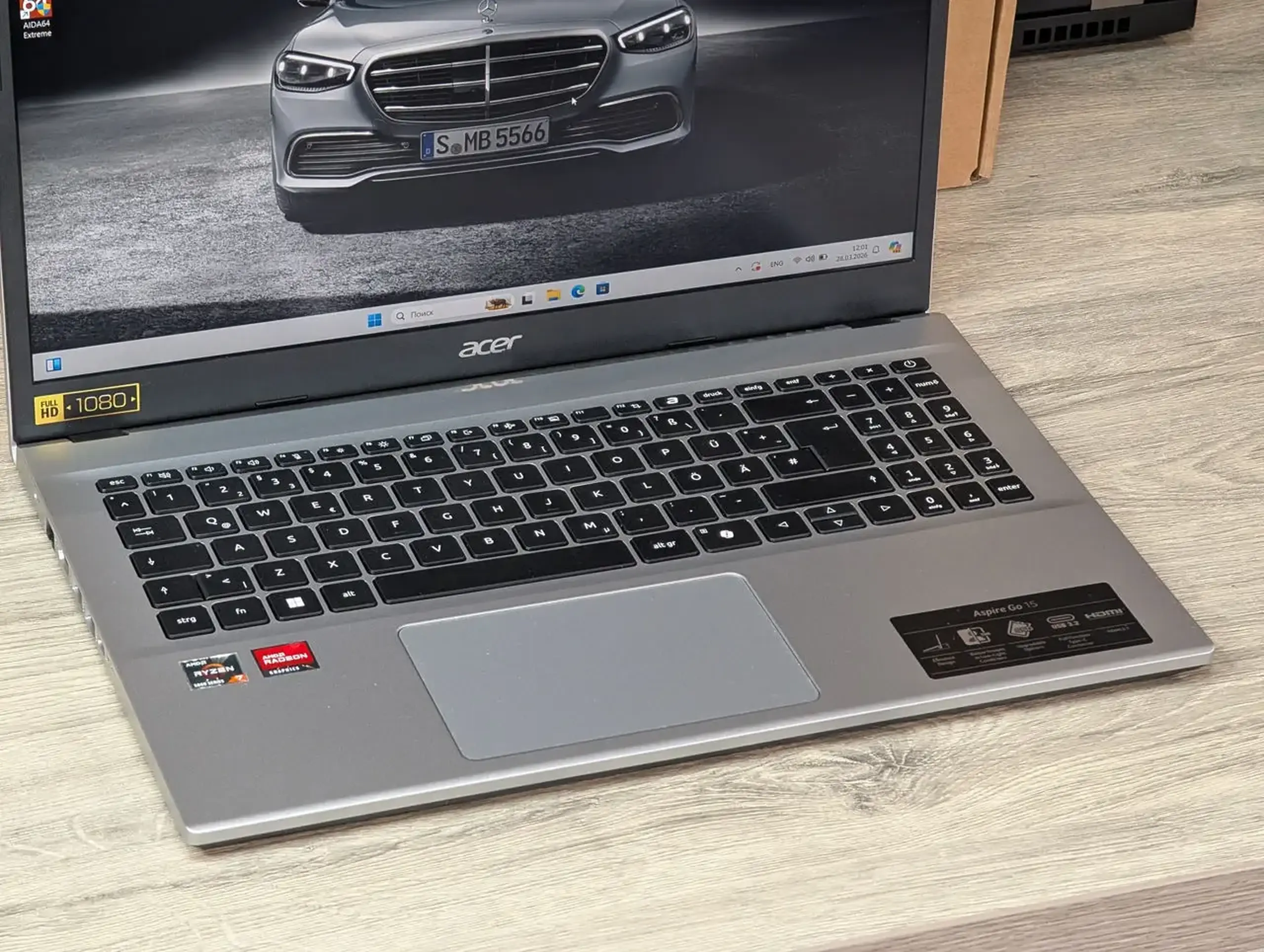 Acer Aspire Go 15 | Ryzen 7 5825U | 16GB RAM | 256GB SSD | 15.6″ FHD IPS