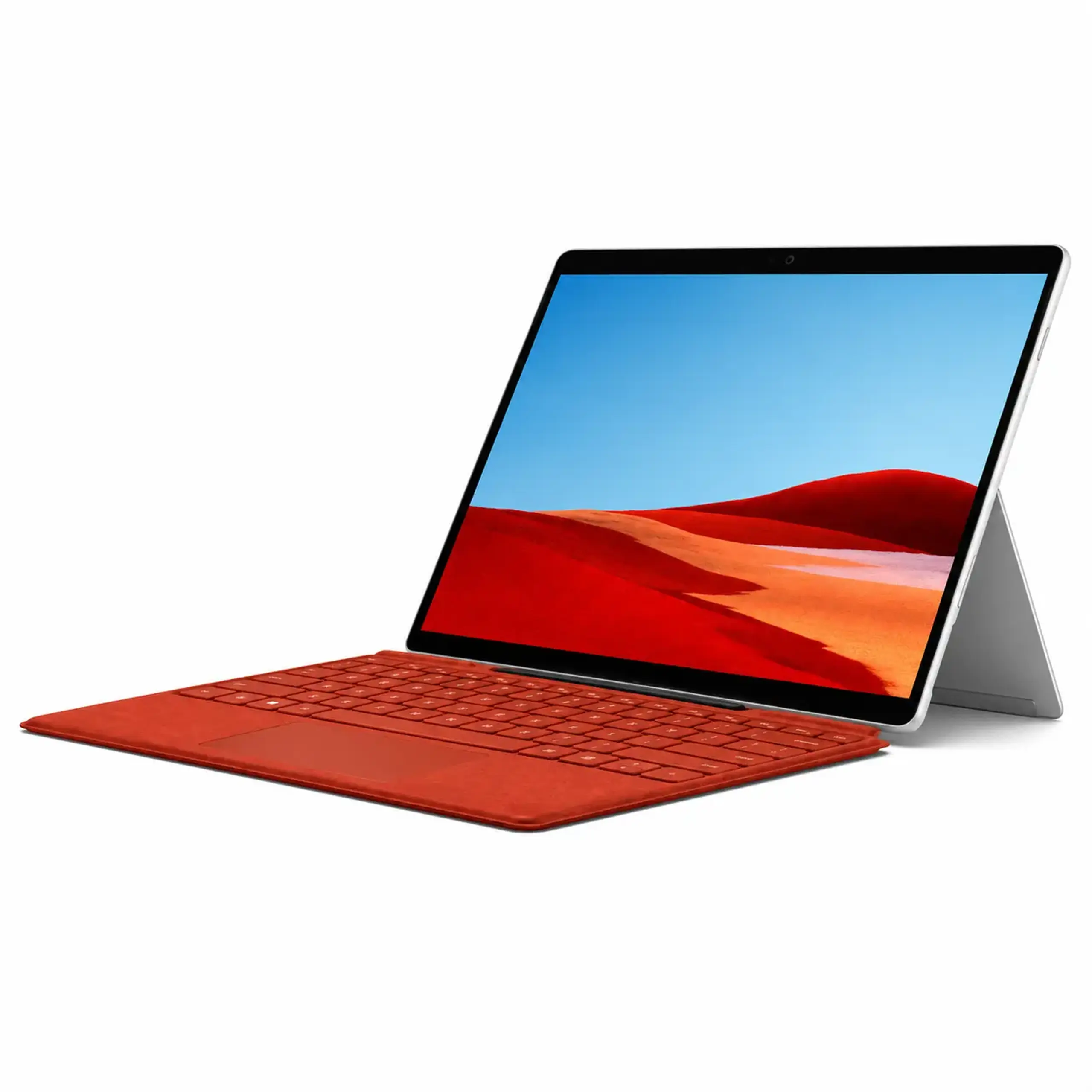 Microsoft Surface Pro X | SQ1 | 16GB RAM | 256GB SSD | 13″ PixelSense Touch | Tastatură roșie