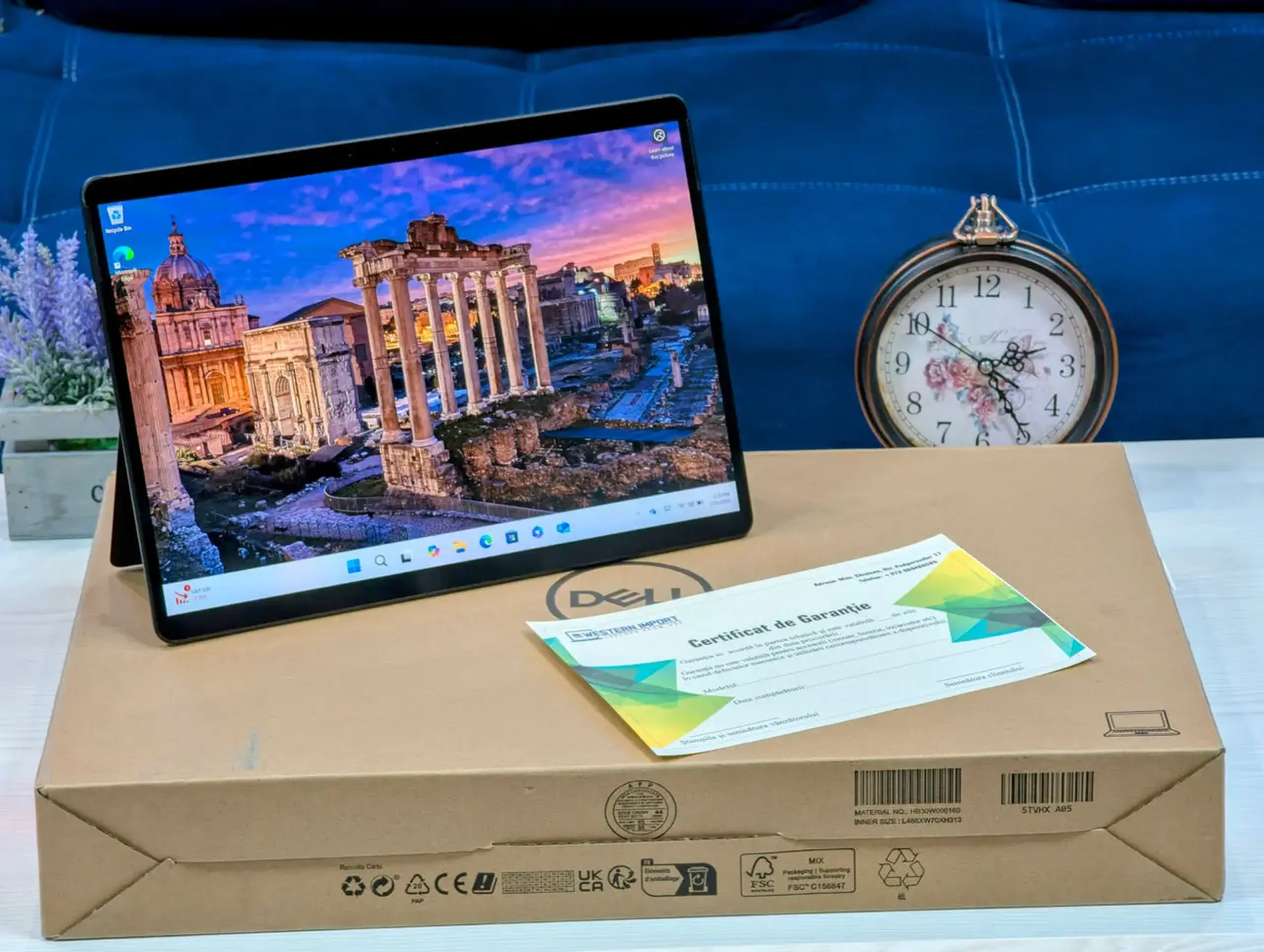 Microsoft Surface Pro X | SQ1 | 16GB RAM | 256GB SSD | 13″ PixelSense Touch | Tastatură roșie