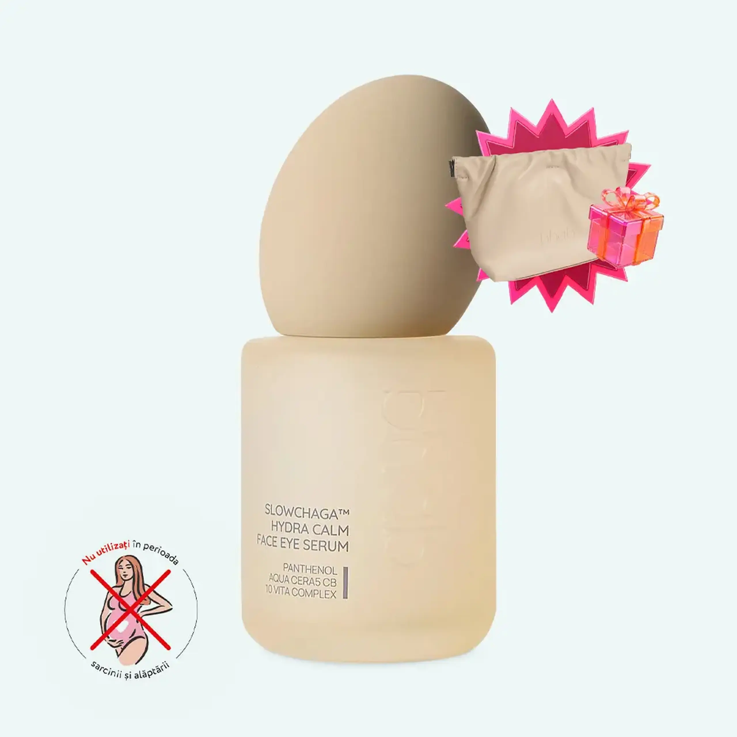 Serum hidratant BHAB Slowchaga Hydra Calm Face Eye Serum 50ml