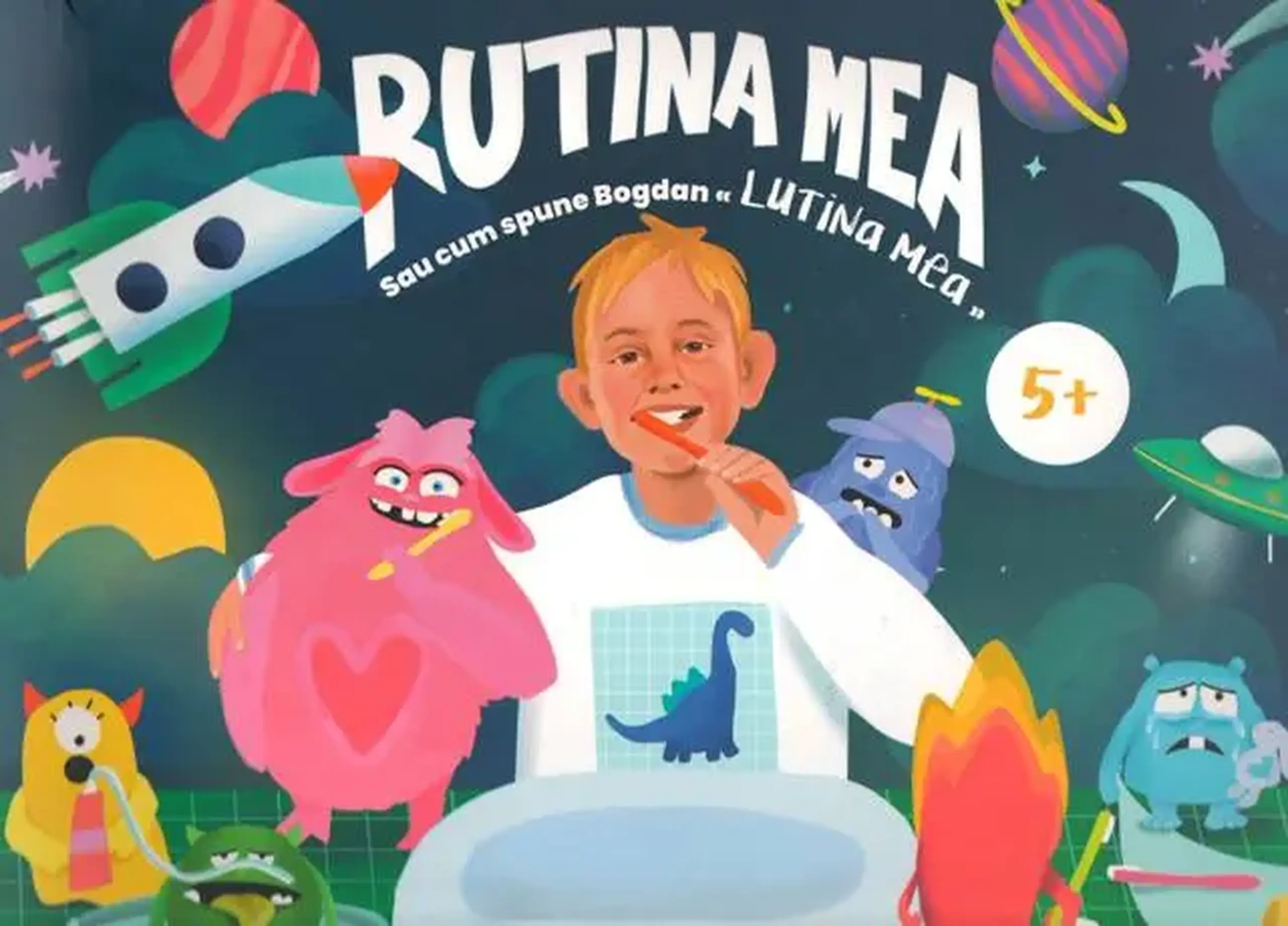 Rutina mea, Sau cum spune Bogdan,,Iutina mea!,, (set educational pentru copii) | Alexandrina Jardar