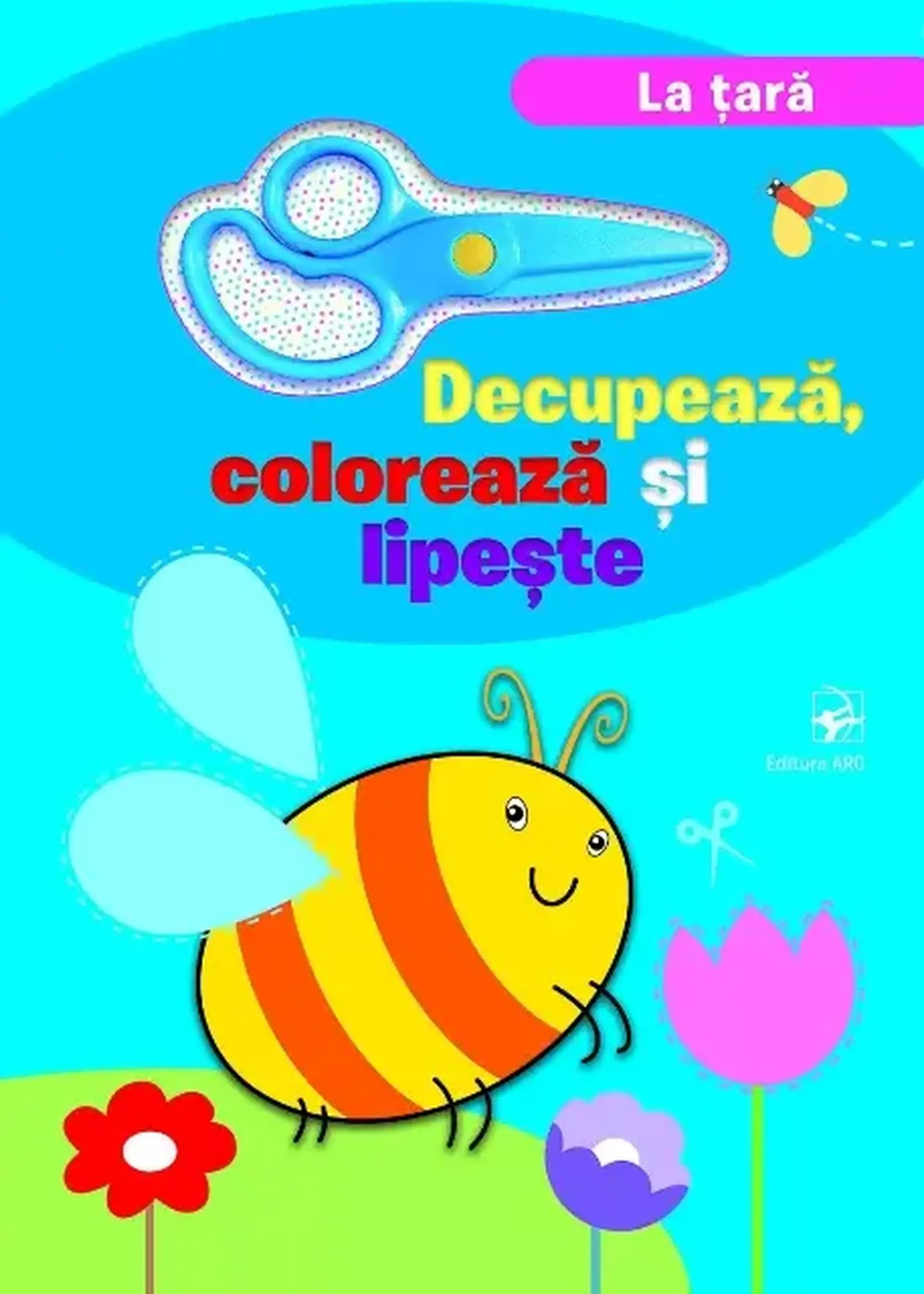 Decupeaza, coloreaza si lipeste. La tara