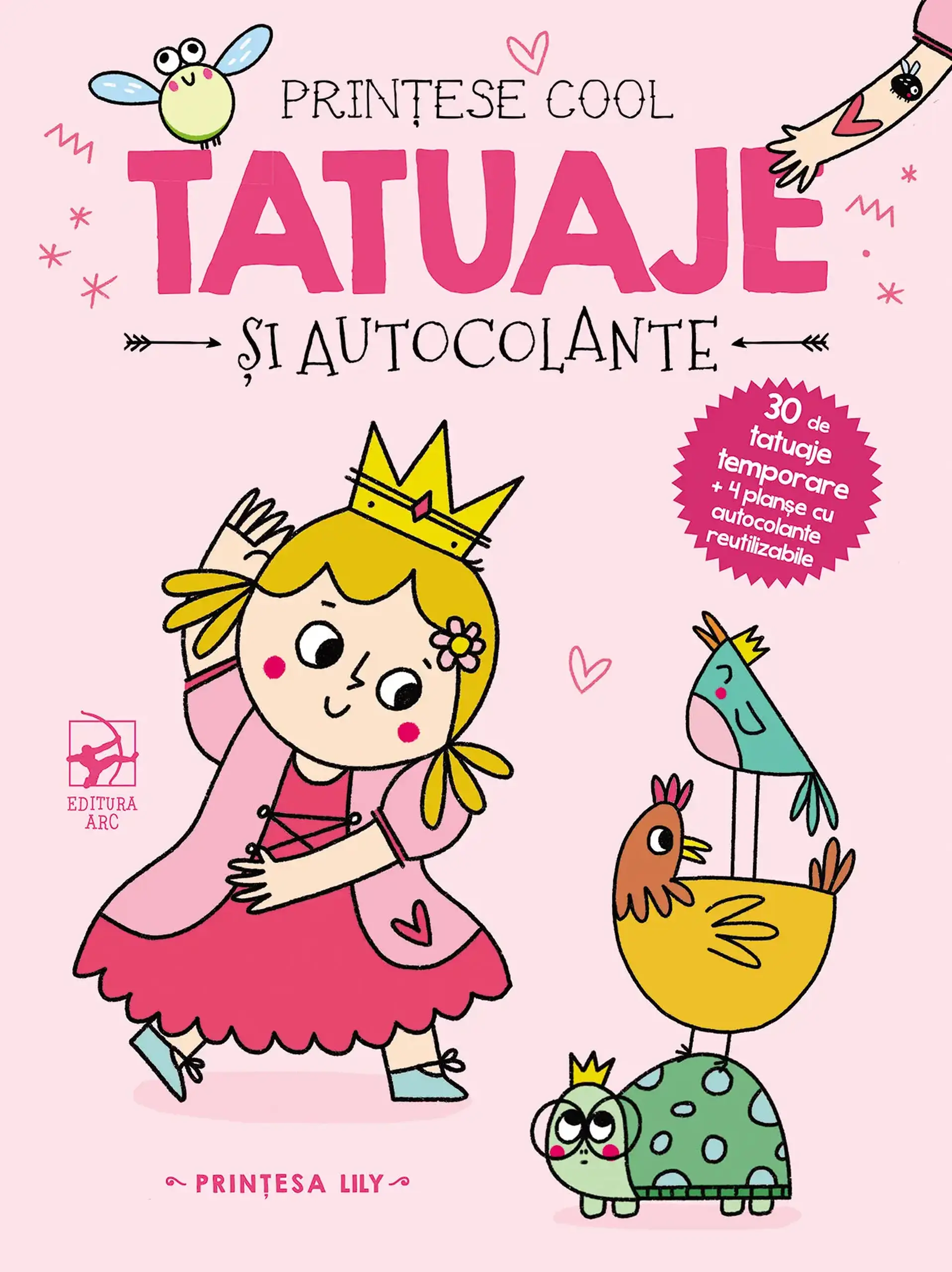Printesa Lily. Tatuaje si autocolante