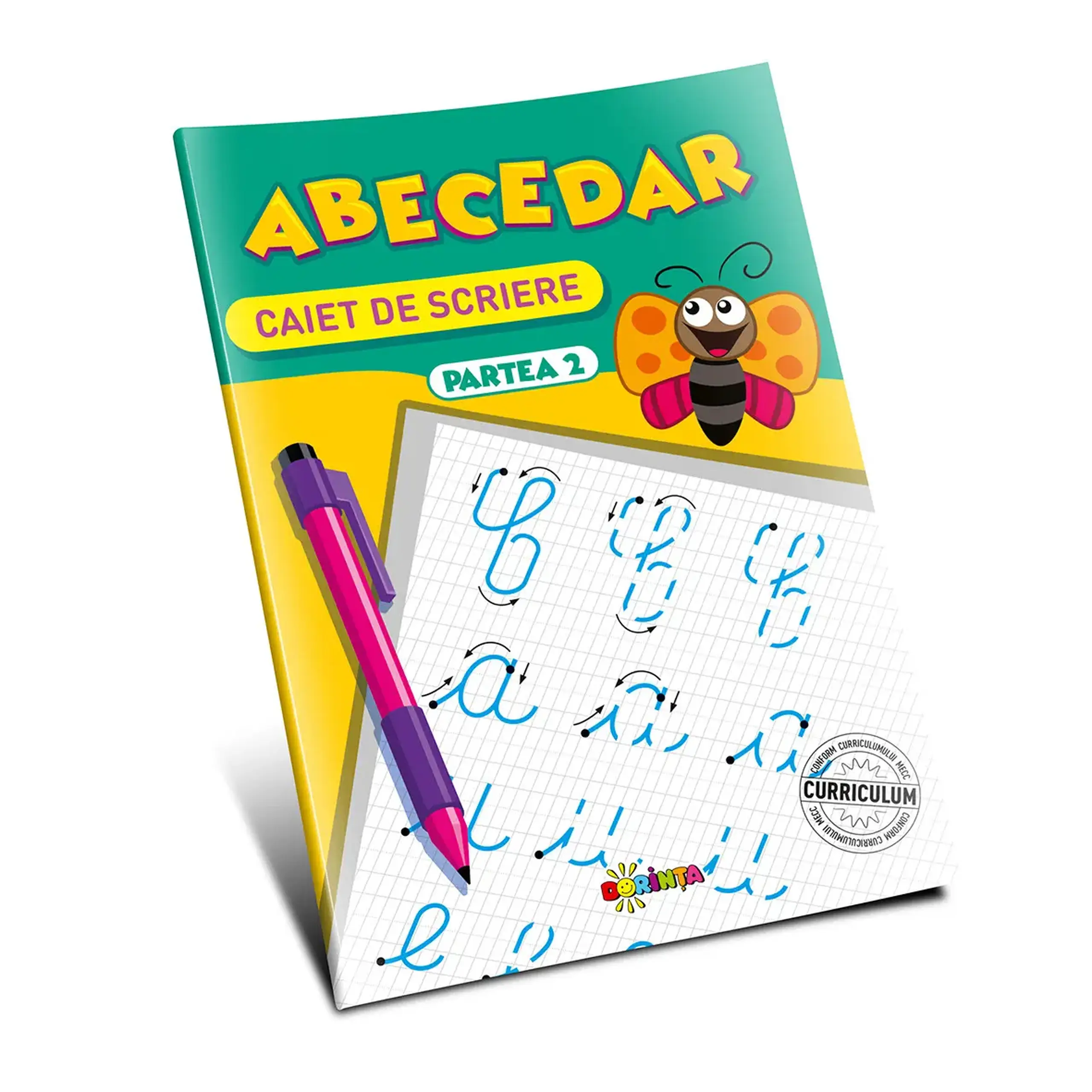 Abecedar. Caiet de scriere partea 2