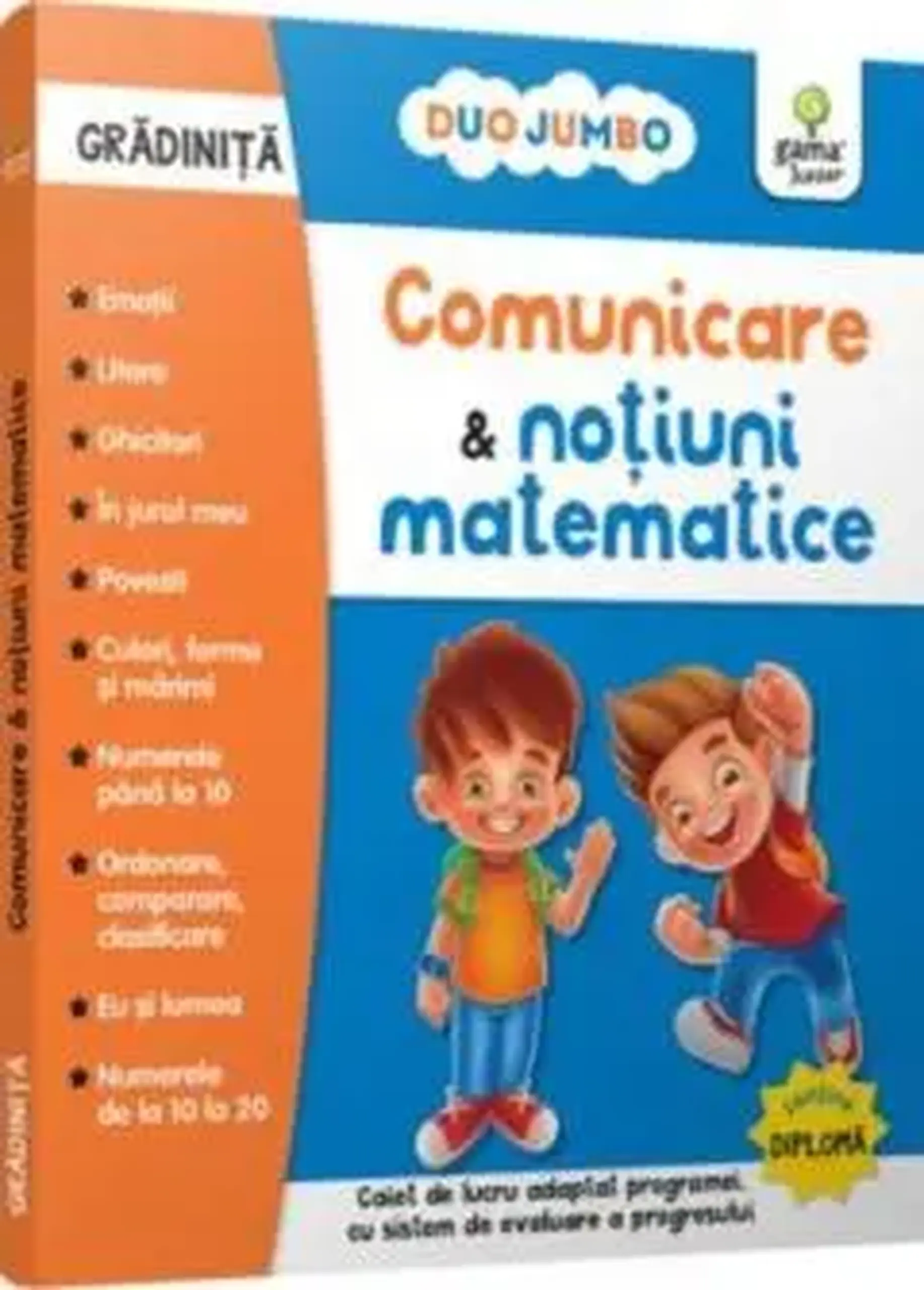 Comunicare si notiuni matematice gradinita