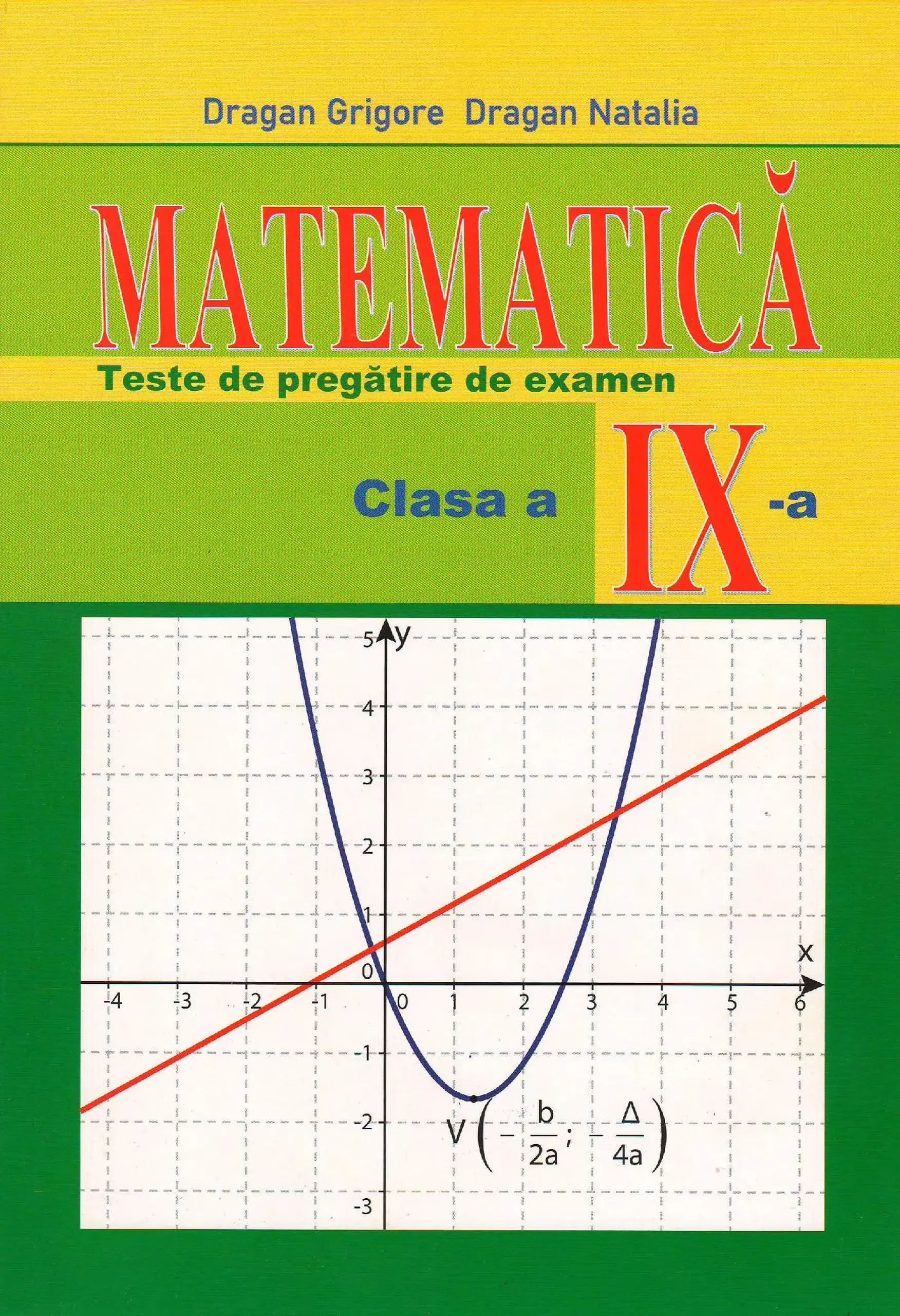 Matematica cl.9. Teste de pregatire de examen | Grigore Dragan, Natalia Dragan