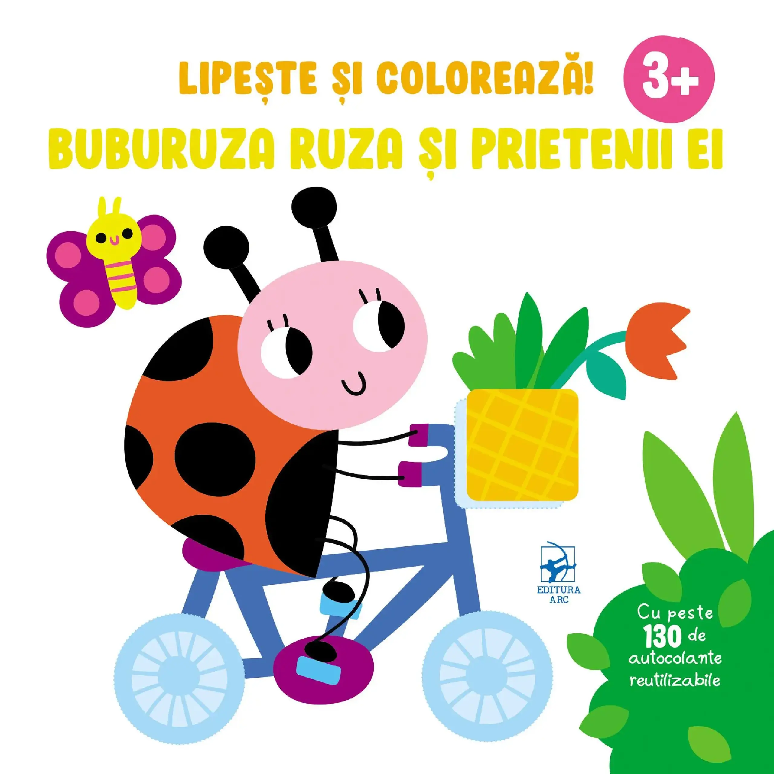 Lipeste si coloreaza! Buburuza Ruza si prietenii ei 3+