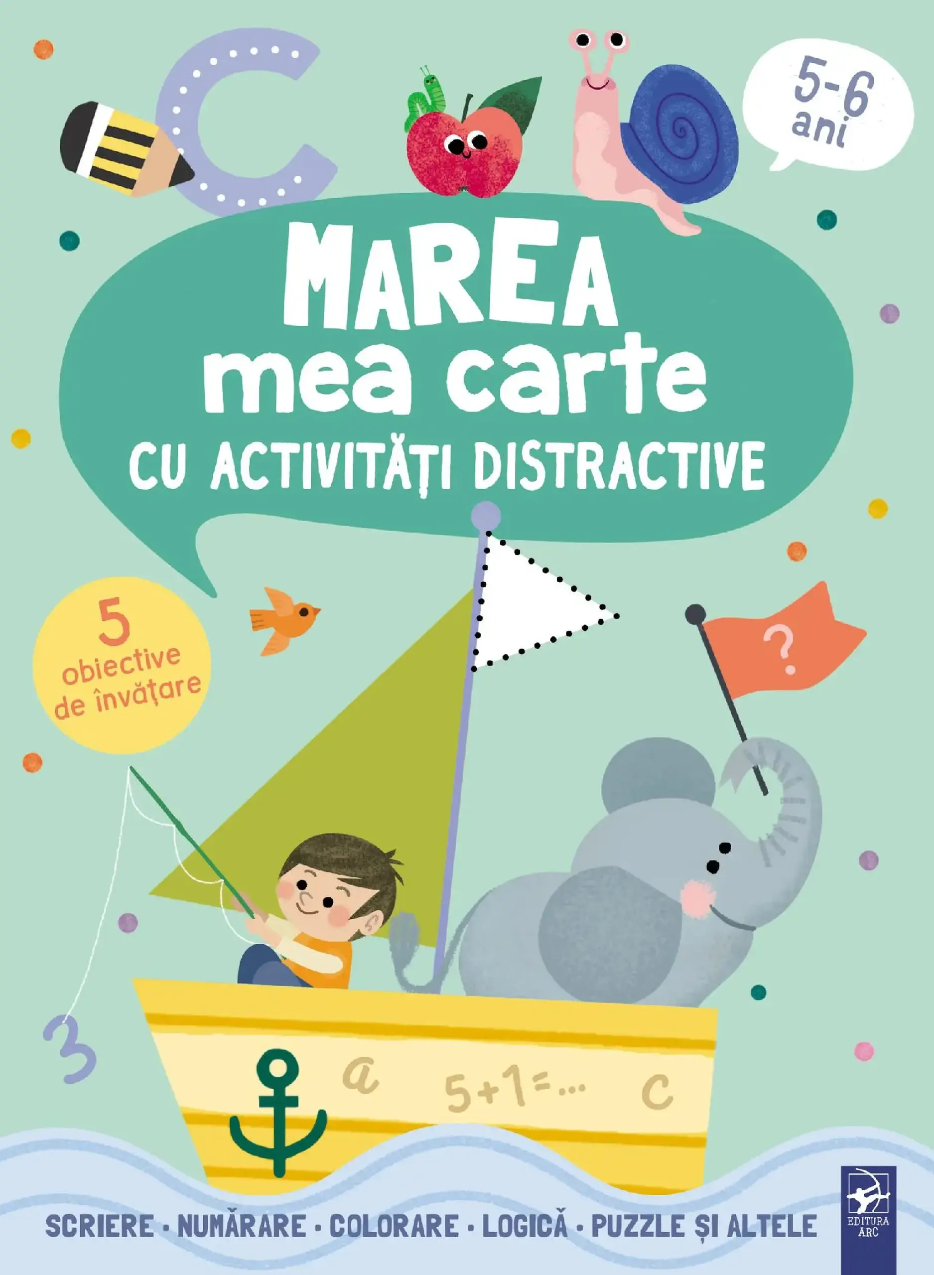 Marea mea carte cu activitati distractive. 5-6 ani