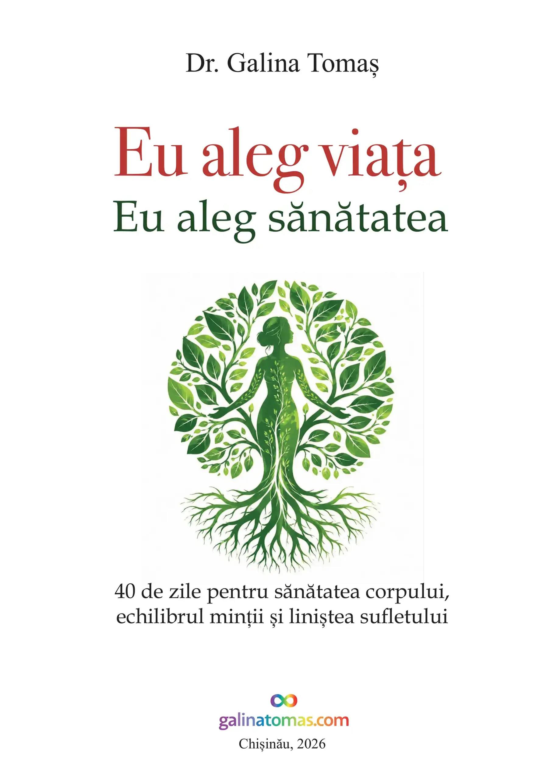 Eu aleg viata. Eu aleg Sanatatea | Galina Tomas