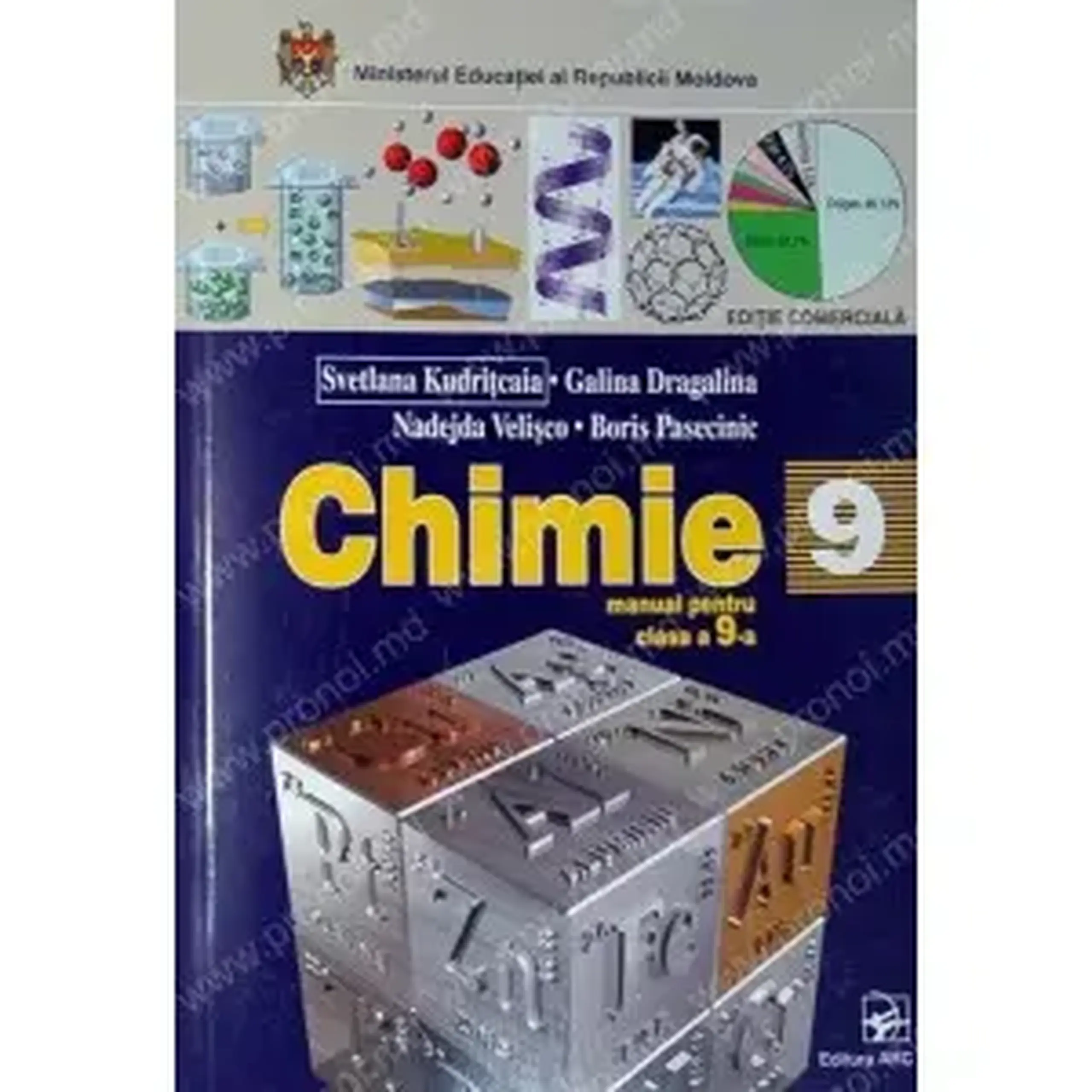 Chimie cl.9. Manual | Svetlana Kudritcaia, Galina Dragalina, Nadejda Velisco, Boris Pasecinic
