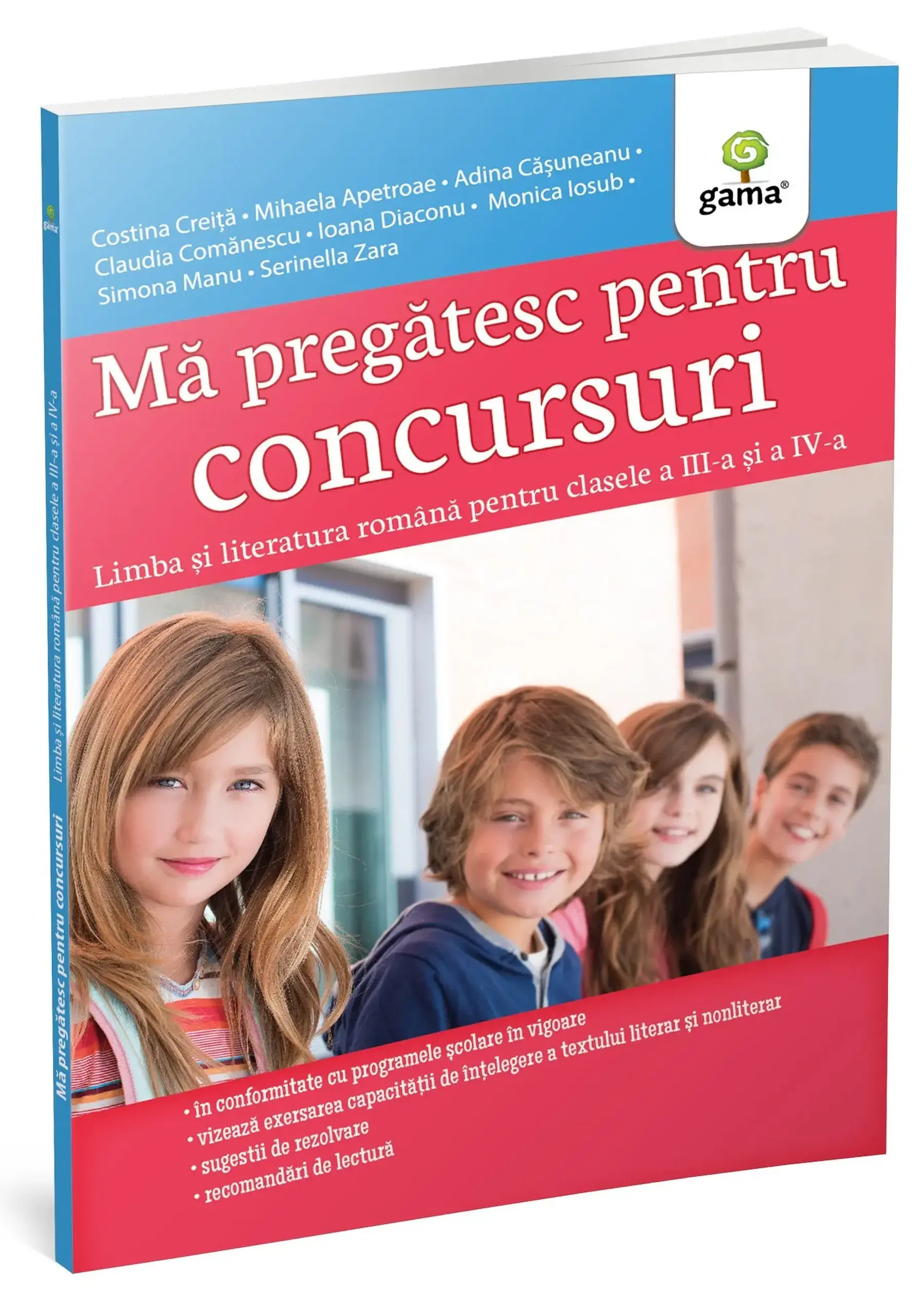 Ma pregatesc pentru concursuri. Limba si literatura romana pentru clasele 3 si 4 | Cosmina Creita
