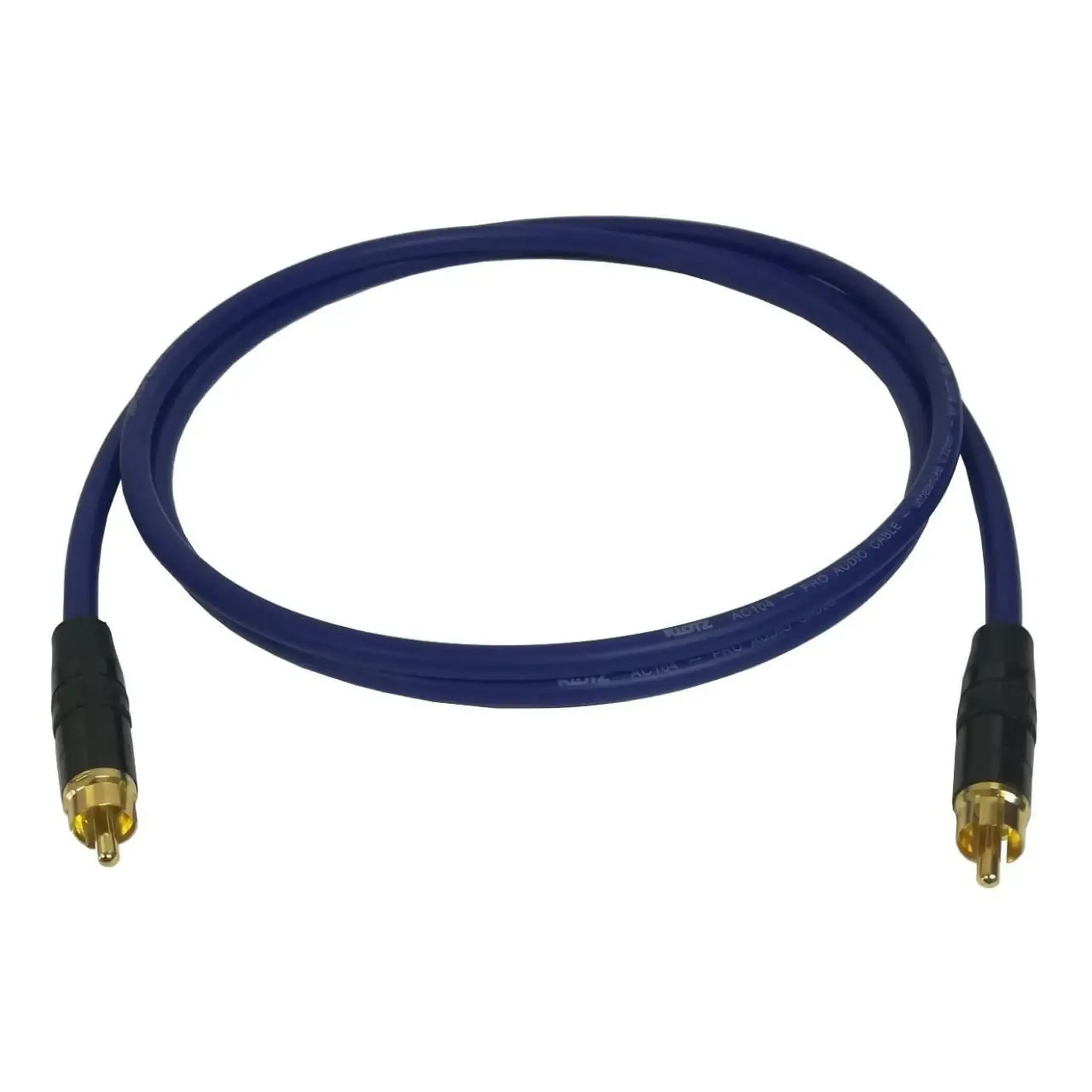 Cablu RCA - RCA Klotz AC104BL - Conectori Rean