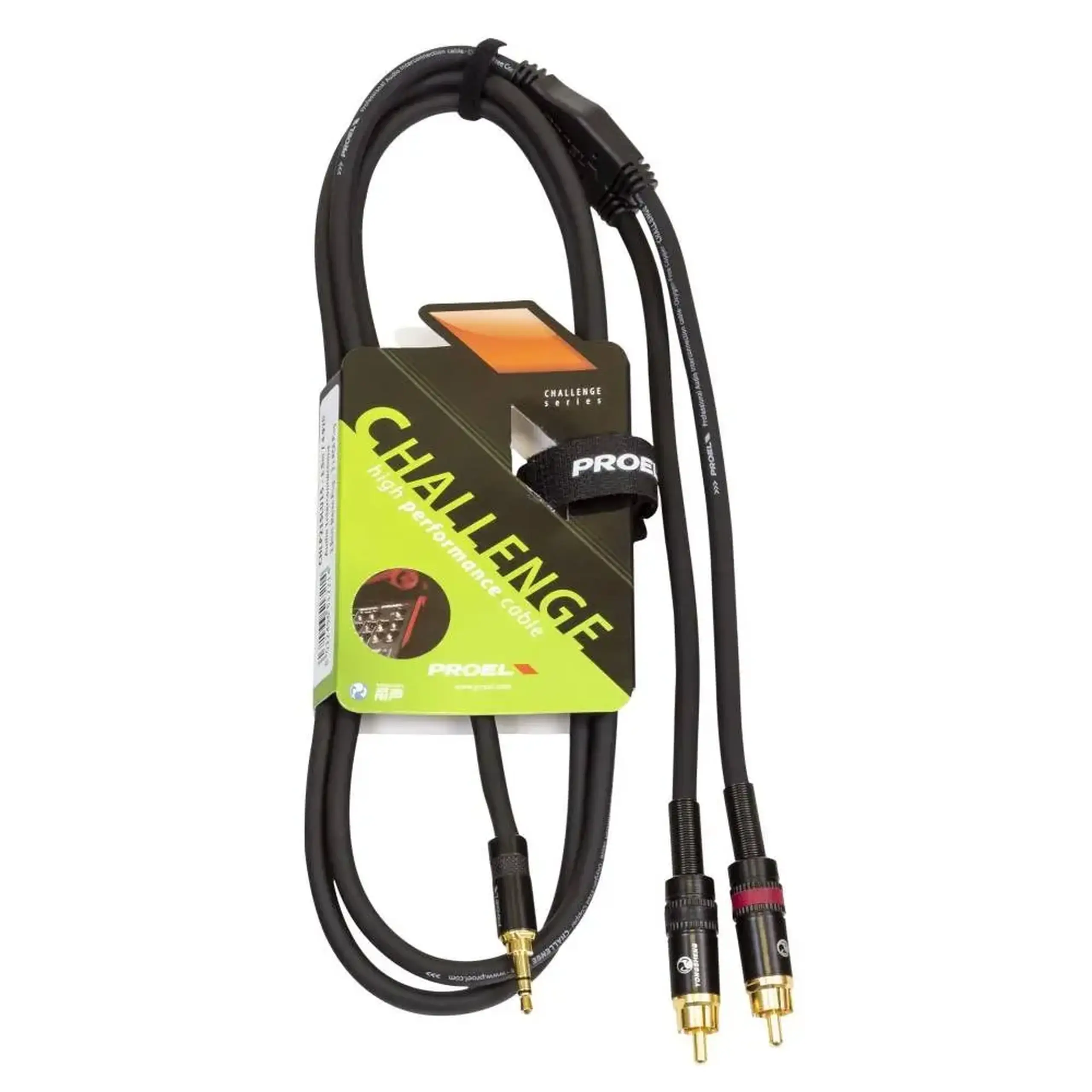 Proel CHLP215LU3 jack 3,5 mm stereo la 2x RCA 3m