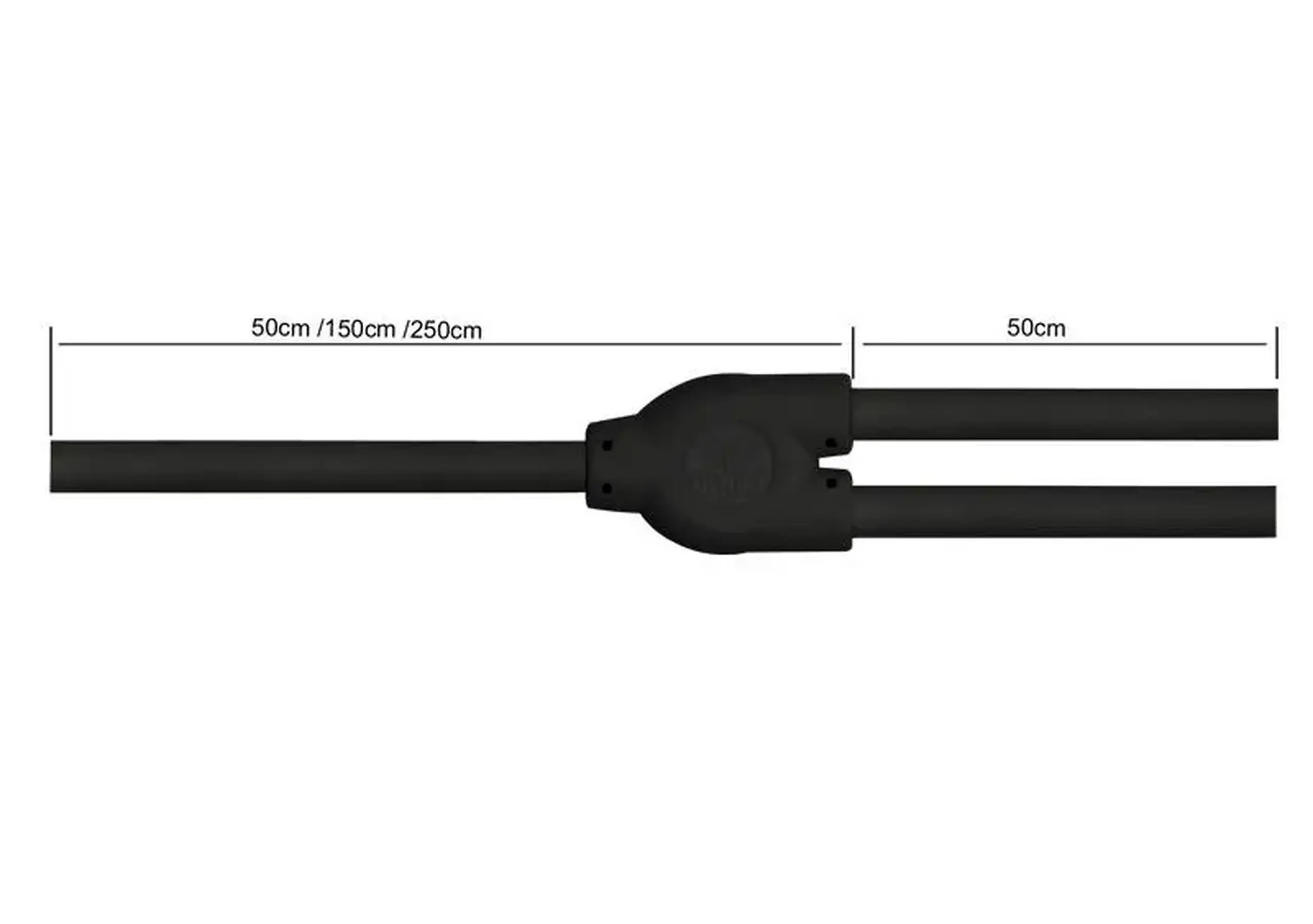Kirlin UY-C-390-06 Cablu Y USB-C la 2x XLR, 1,8 m, negru