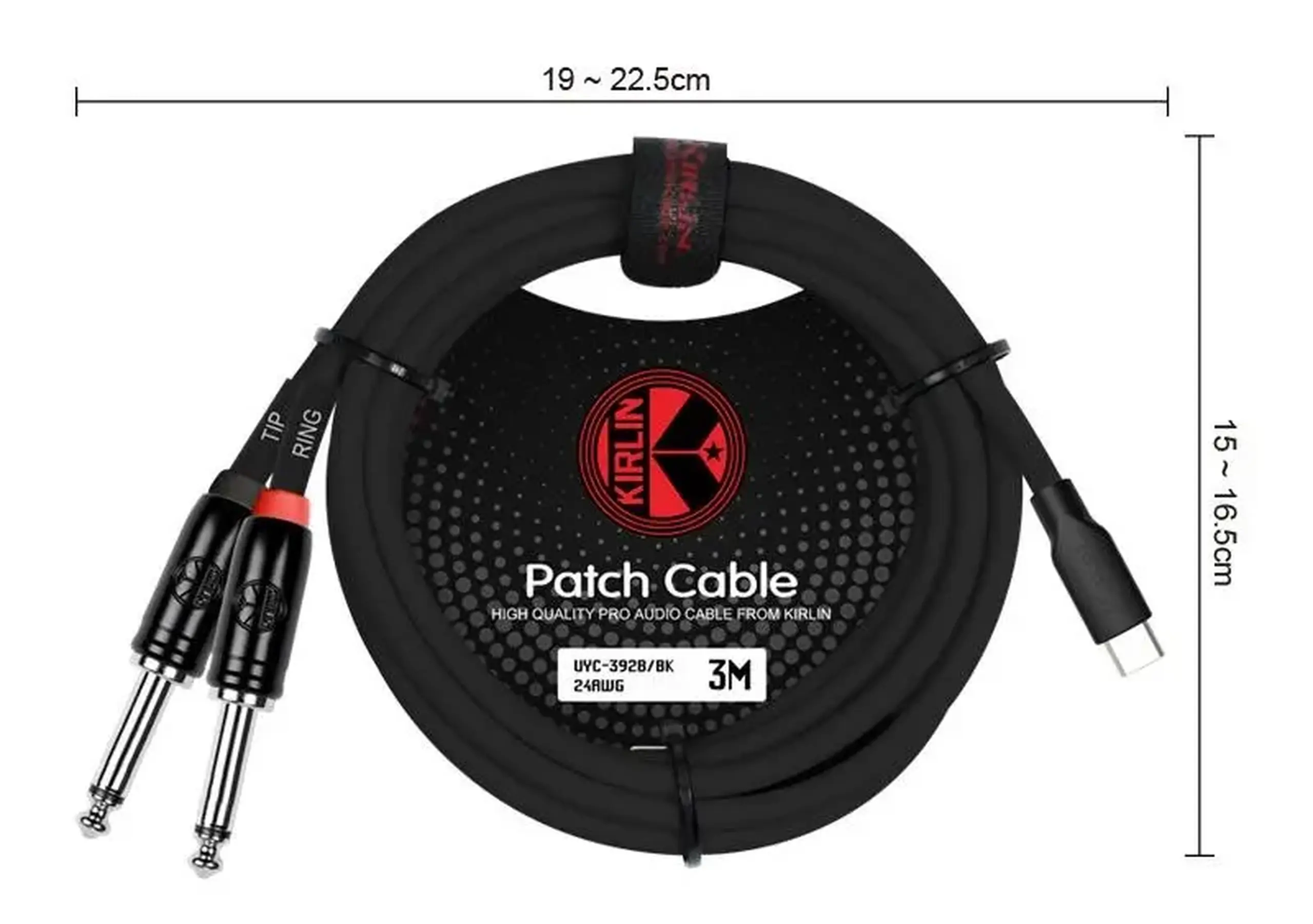 Kirlin UY-C-392B-06 - Cablu USB-C