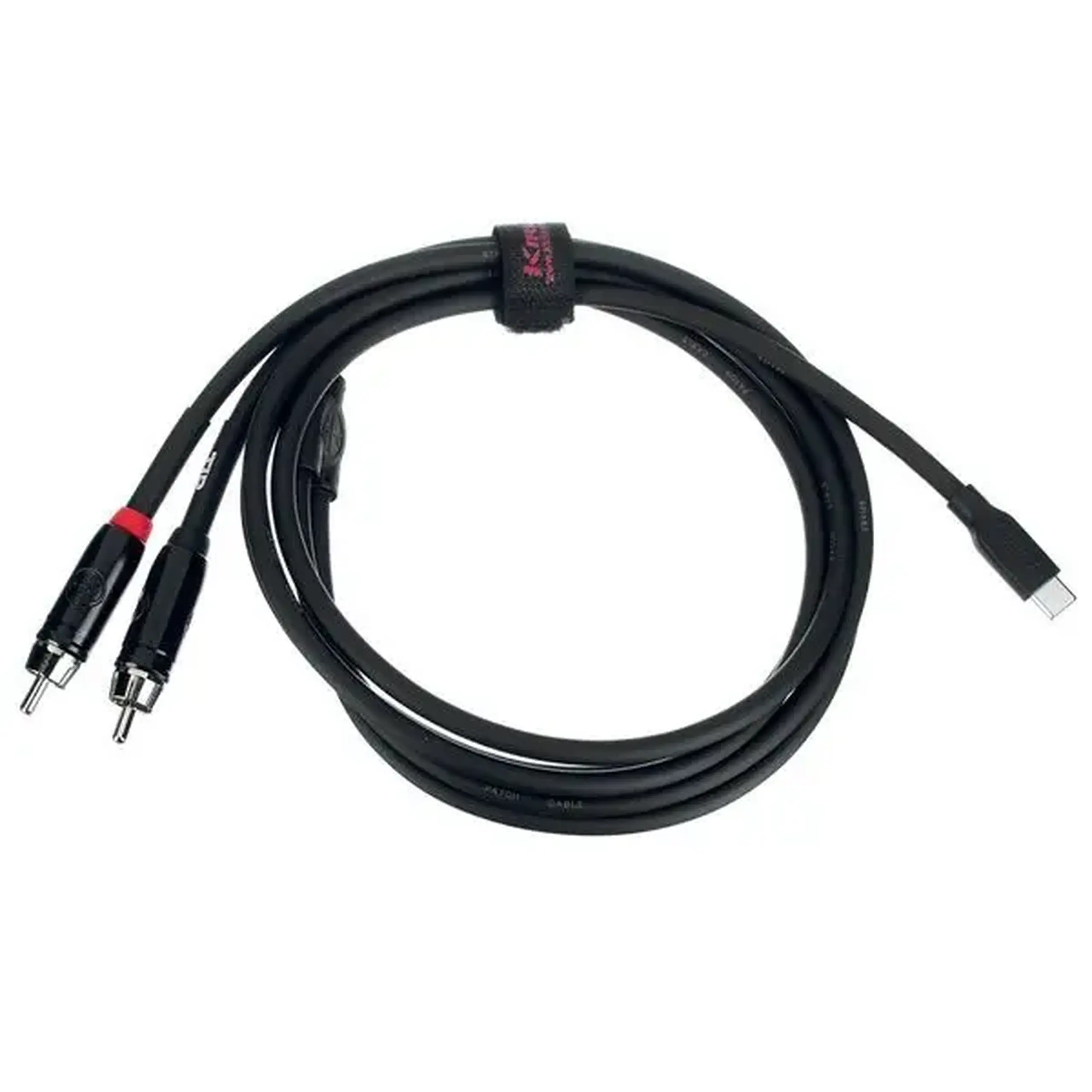 Kirlin UY-C-394B-06 USB-C la 2x RCA 1,8 m