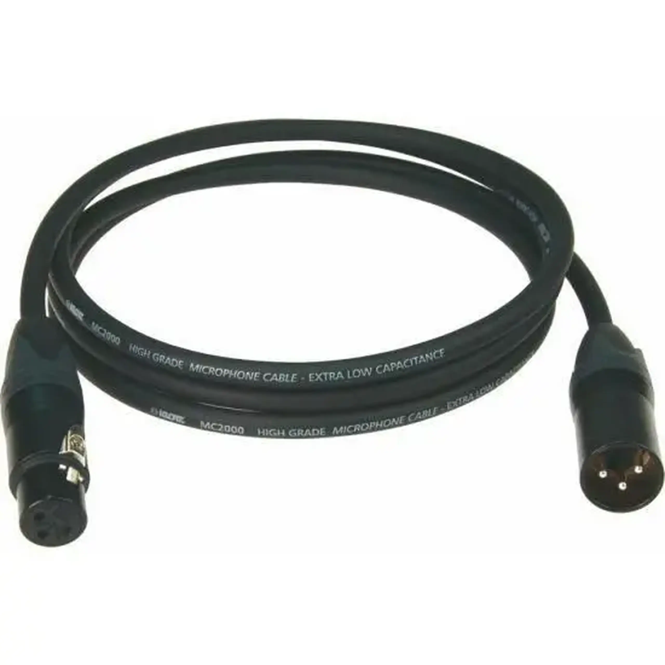 Cablu de Microfon / Semnal Balansat Klotz MC2000 - Neutrik XLR cu Pini Auriti